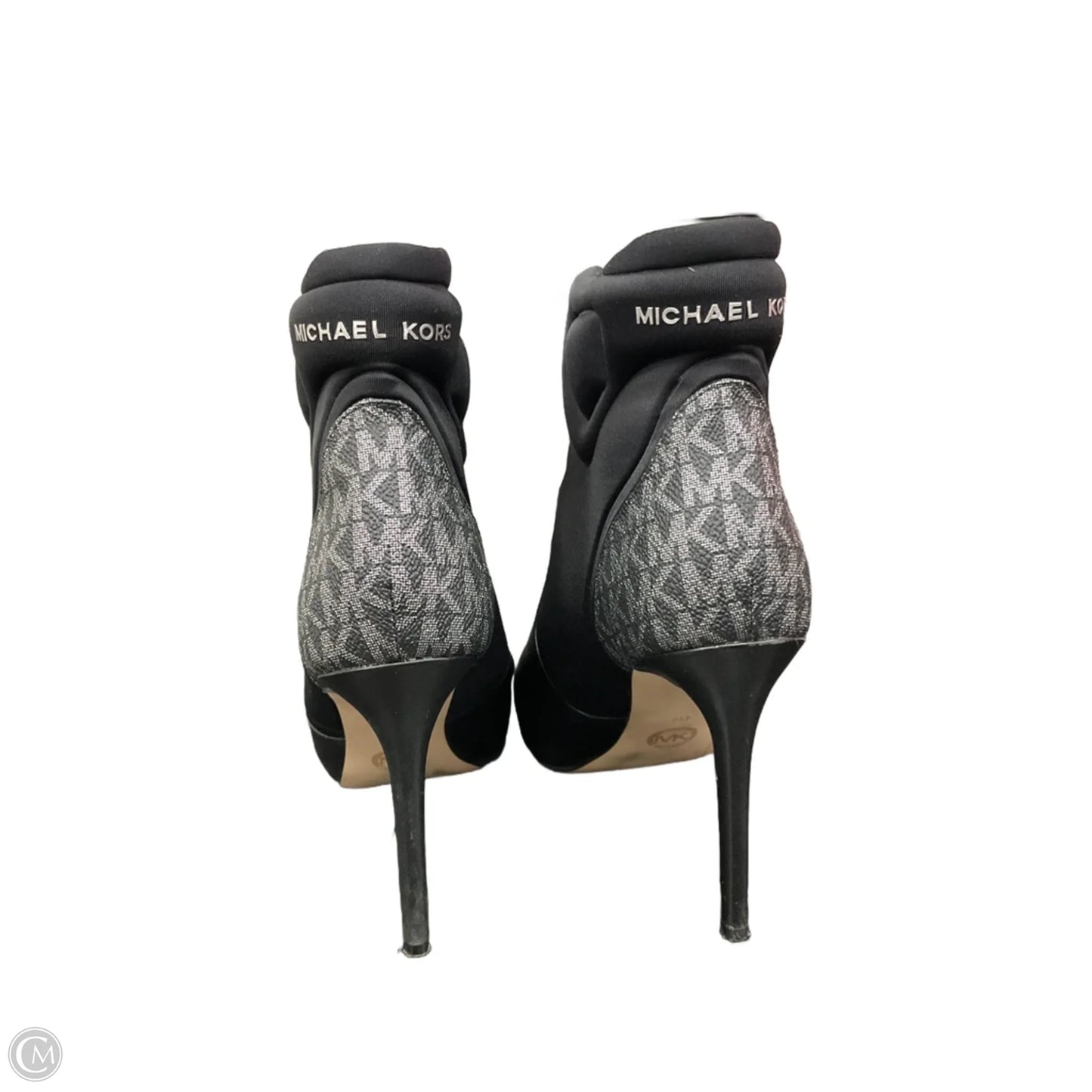 Boots Ankle Heels By Michael By Michael Kors In Black, Size: 7