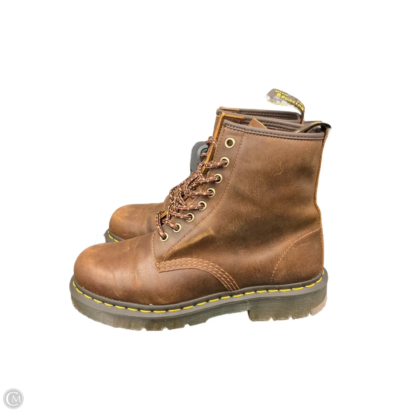 Boots Combat By Dr Martens In Brown, Size: 8