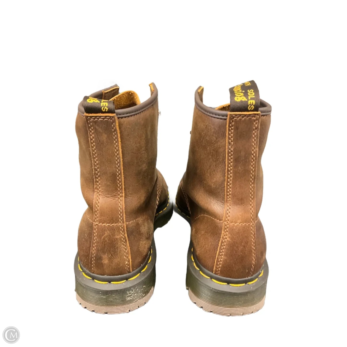 Boots Combat By Dr Martens In Brown, Size: 8