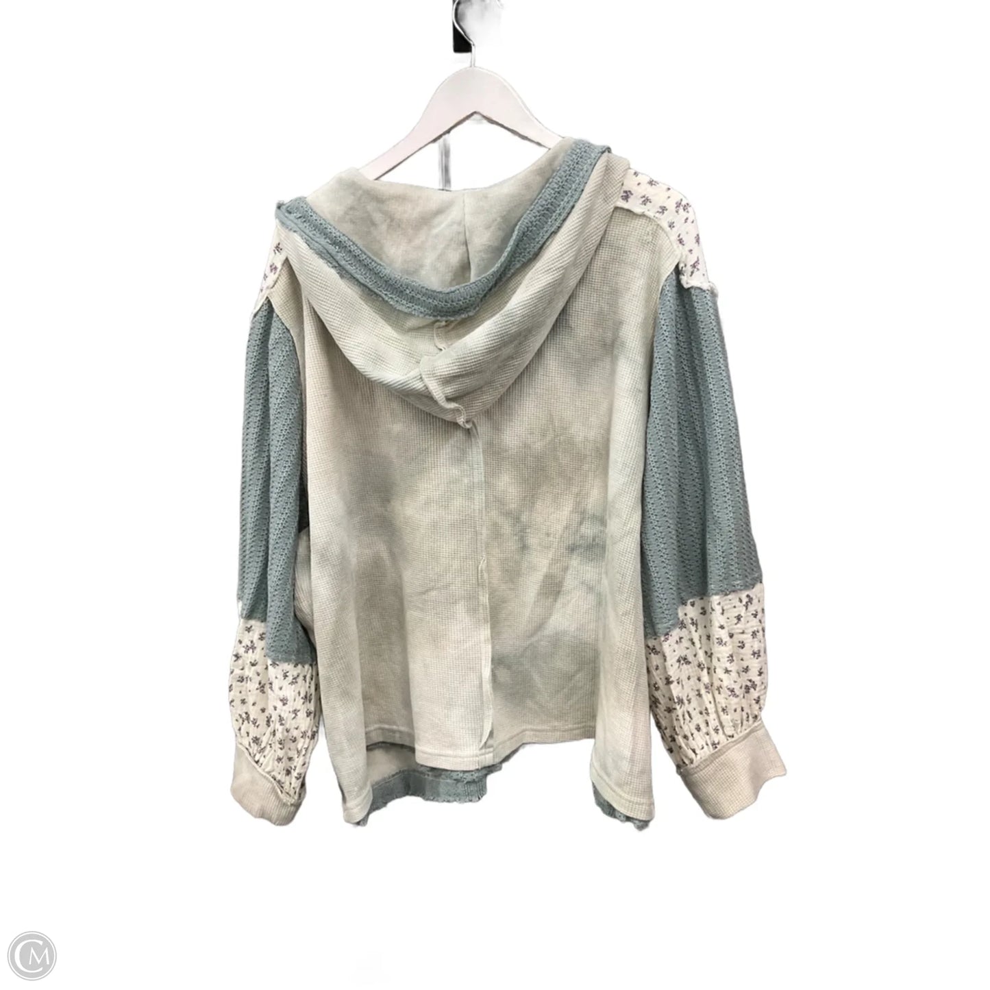 Top Long Sleeve By Pol In Green, Size: L