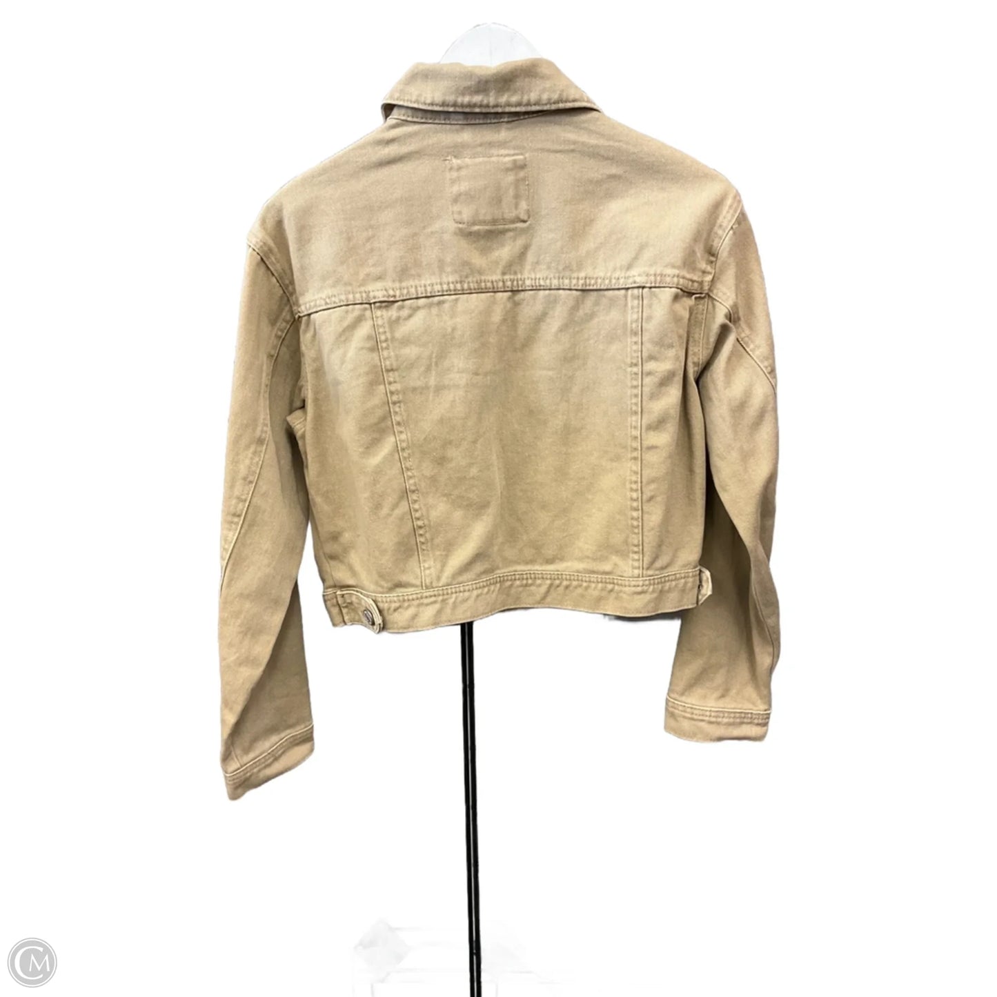 Jacket Denim By Stoosh In Tan Denim, Size: L