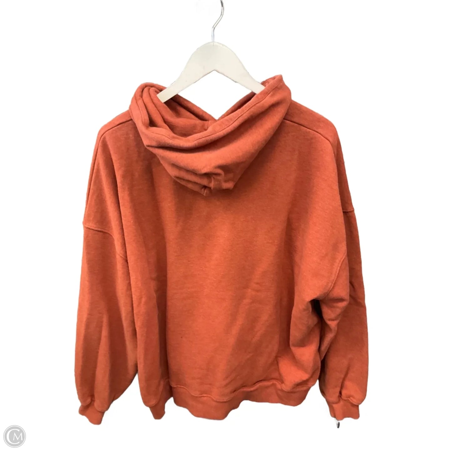 Athletic Sweatshirt Hoodie By Gym Shark In Orange, Size: Xl