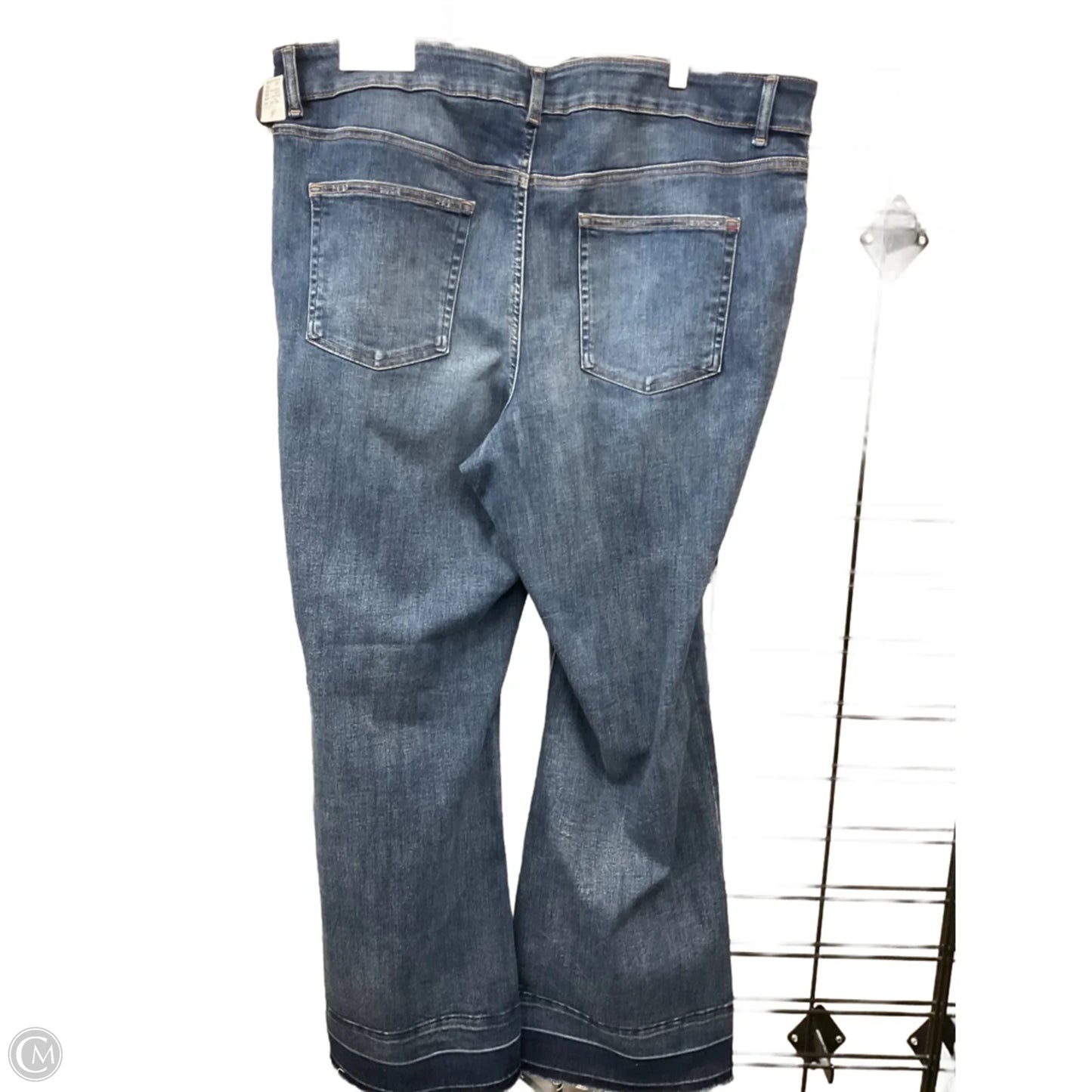 Jeans Flared By Maurices In Blue Denim, Size: 24