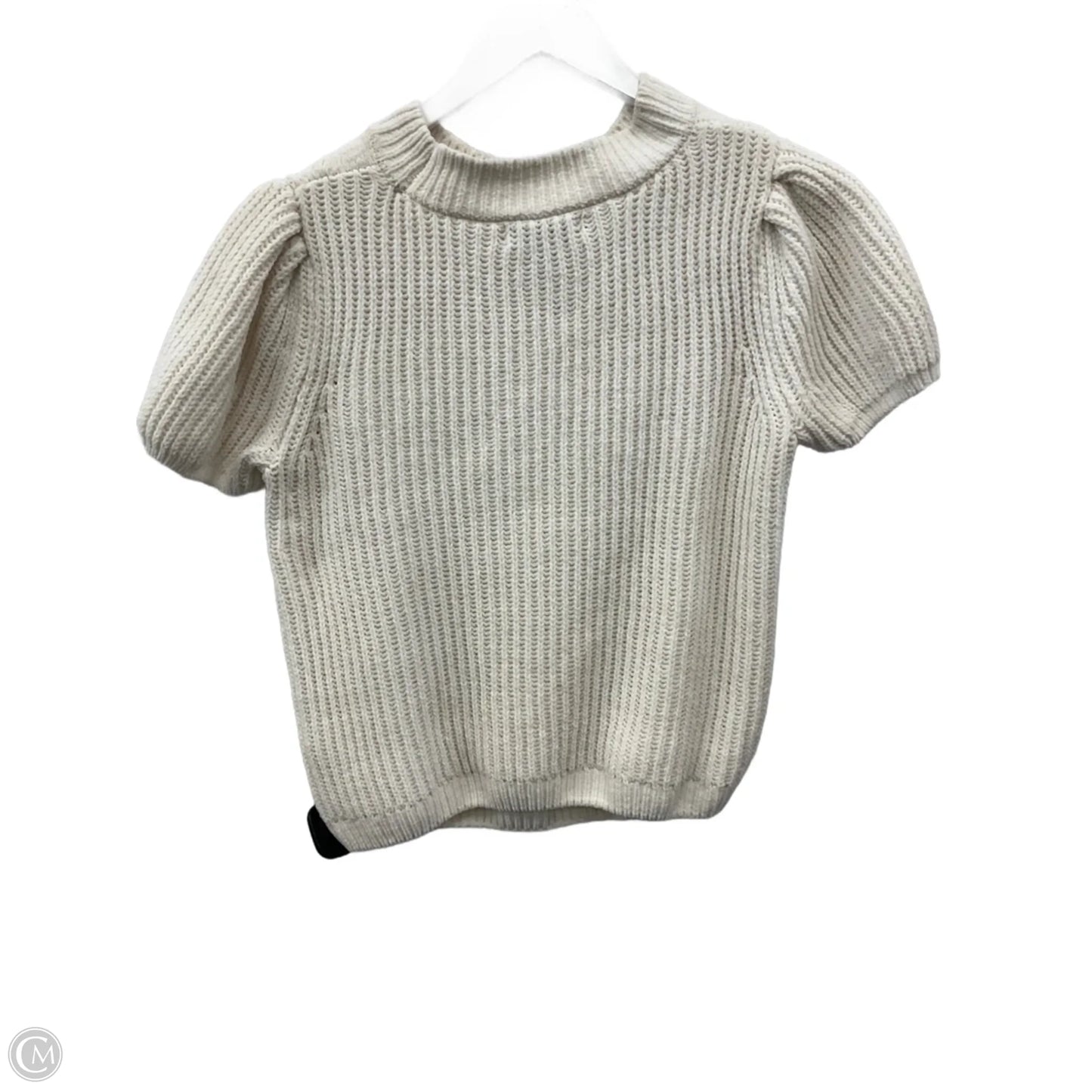 Sweater Short Sleeve By Rachel Zoe In Cream, Size: S