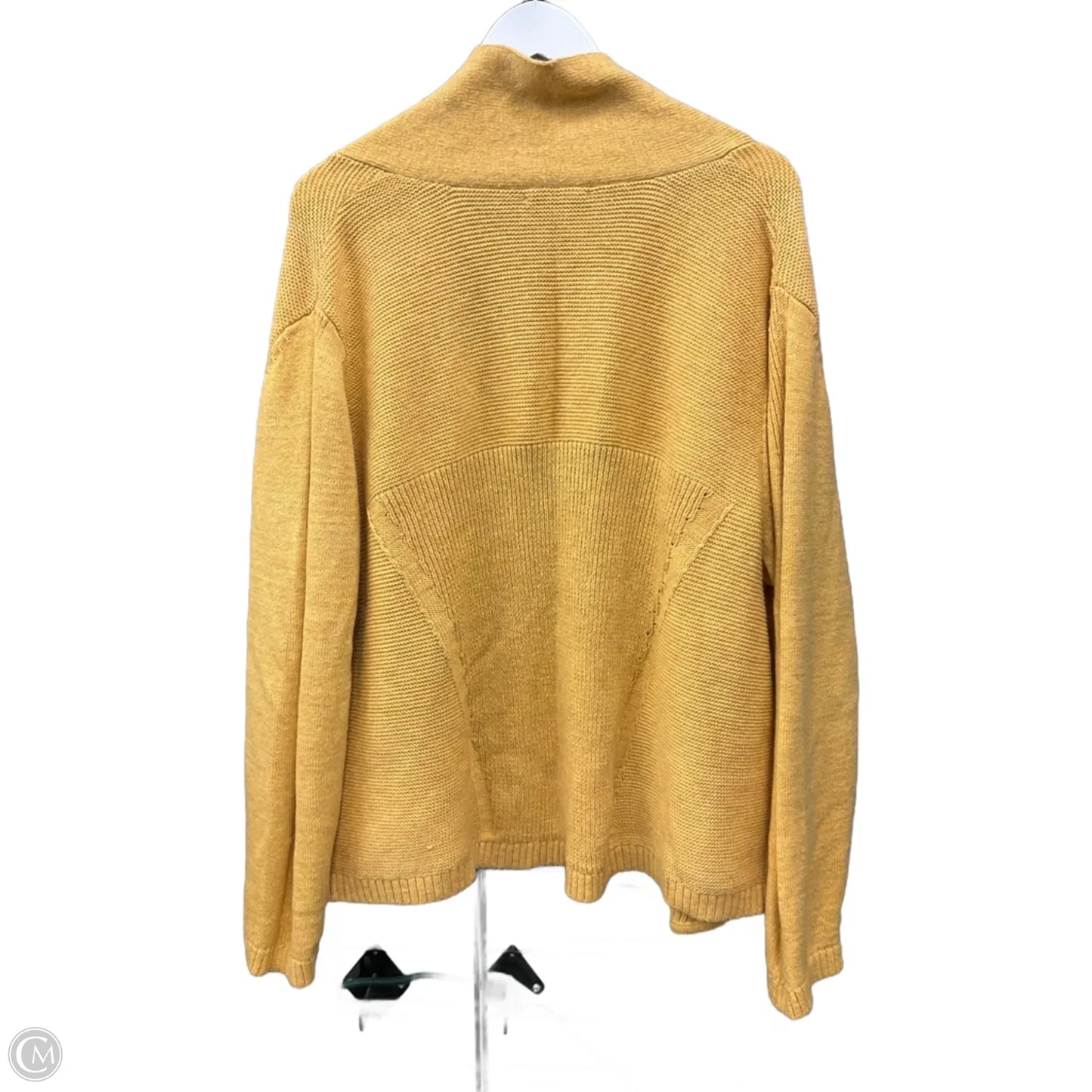 Sweater Cardigan By Cj Banks In Gold, Size: 2x