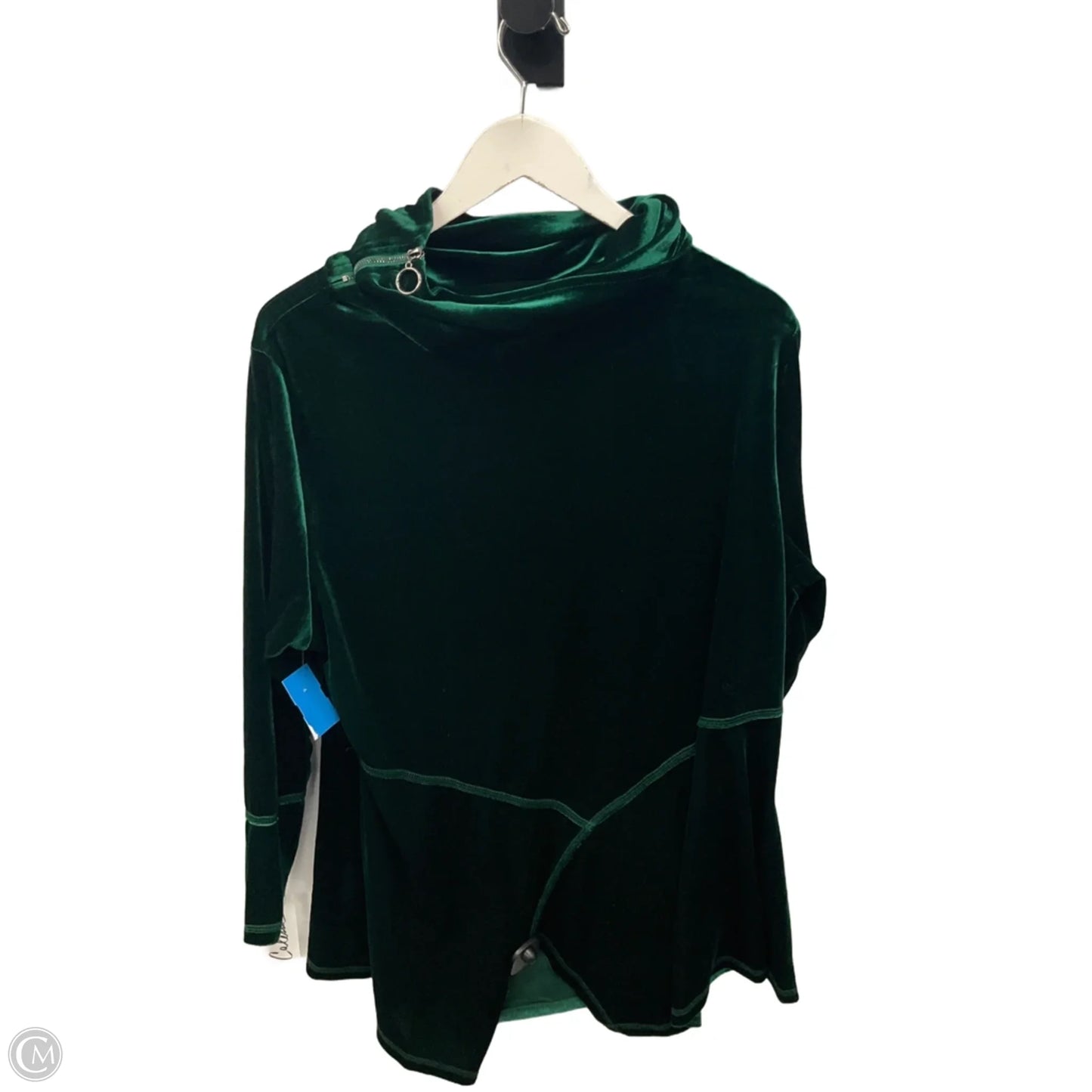 Tunic Long Sleeve By Clothes Mentor In Green, Size: Xl