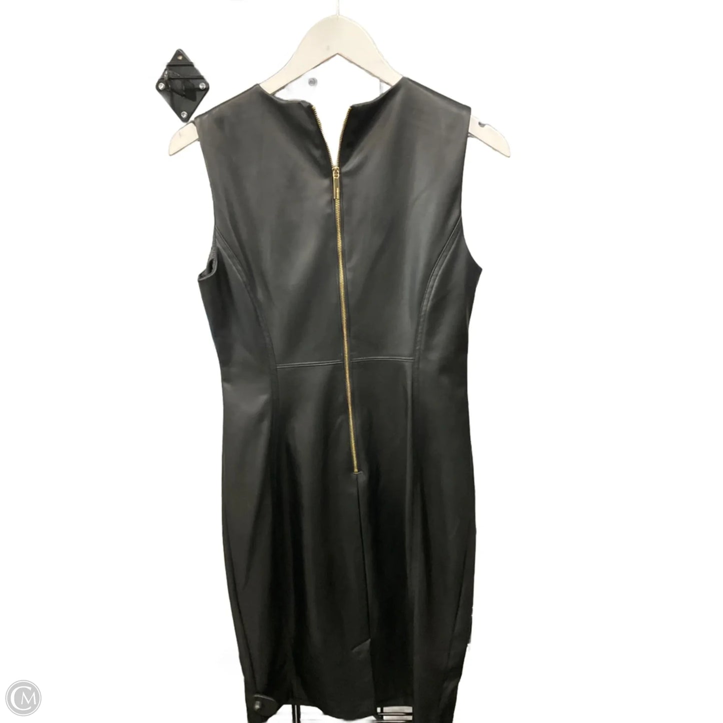 Dress Casual Midi By Calvin Klein In Black, Size: M