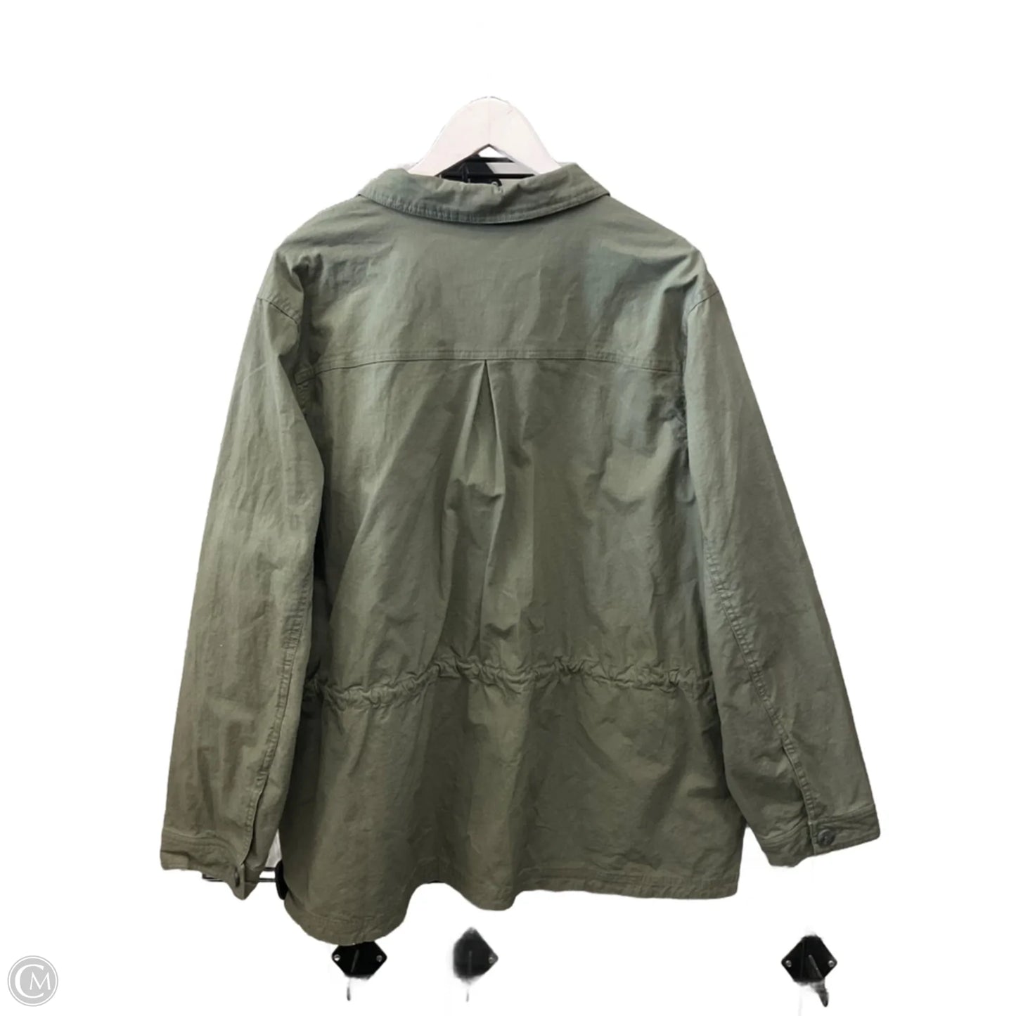 Jacket Utility By Eddie Bauer In Green, Size: 2x