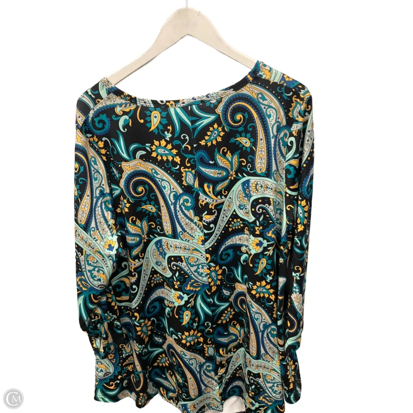 Top Long Sleeve By Clothes Mentor In Multi-colored, Size: 2x