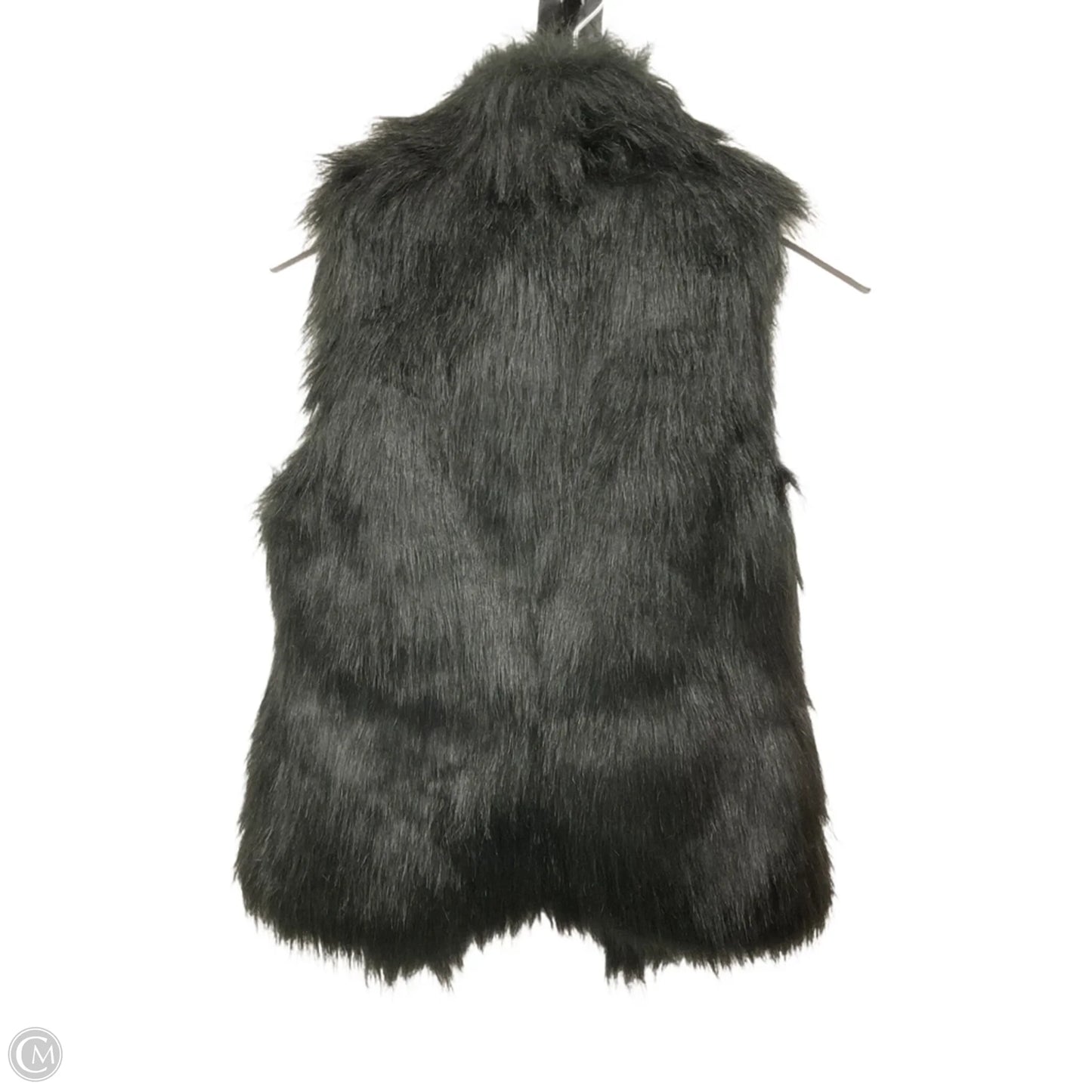 Vest Faux Fur & Sherpa By Clothes Mentor In Black, Size: Xs
