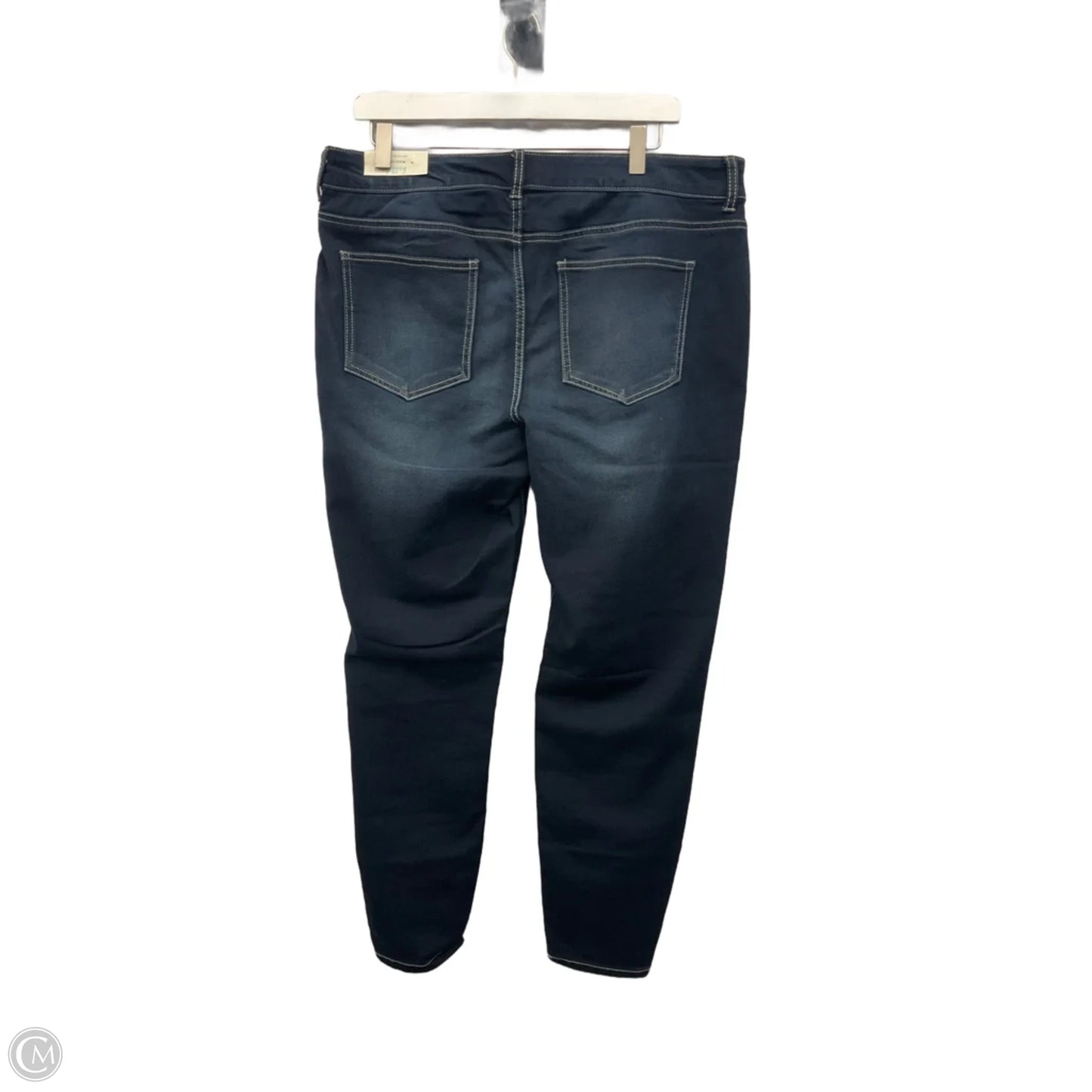 Jeans Skinny By Maurices In Blue Denim, Size: 16