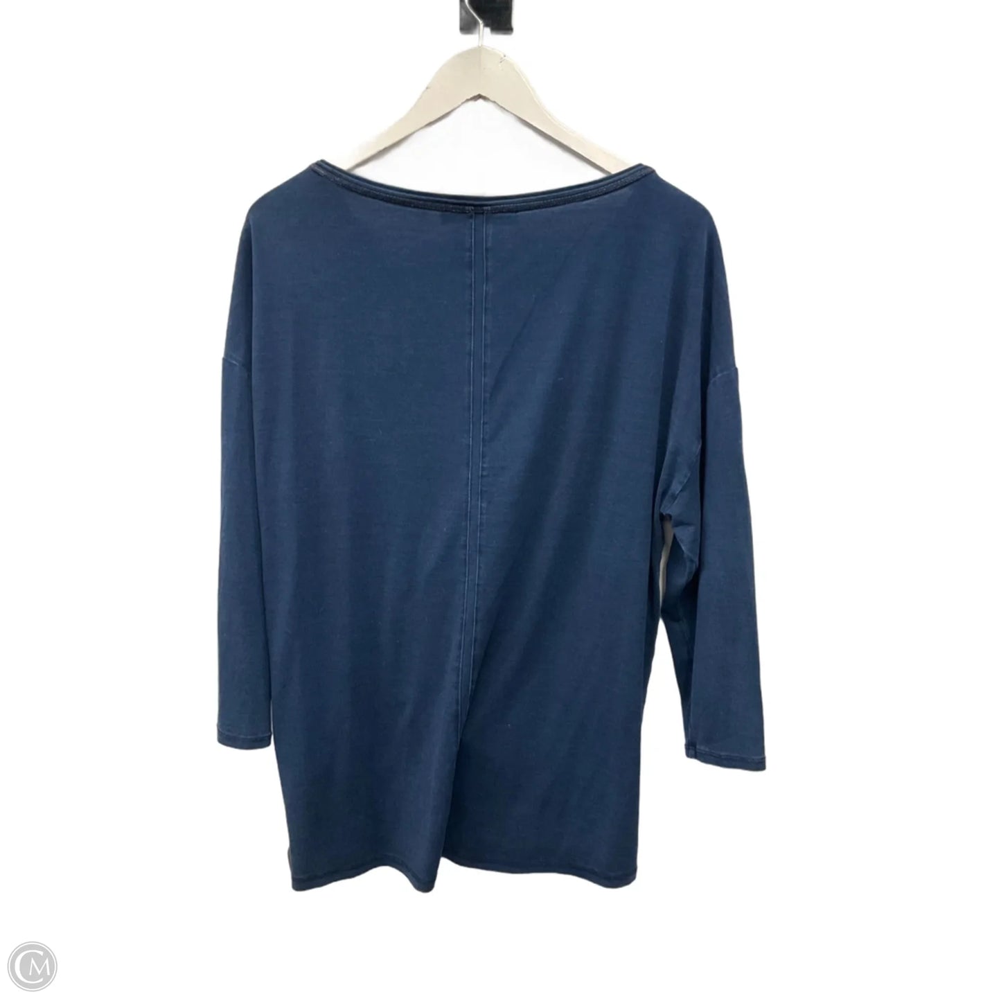 Top Long Sleeve By White House Black Market In Blue, Size: L