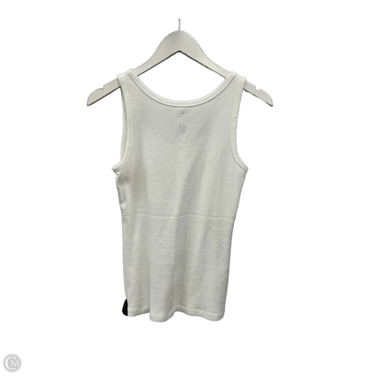 Top Sleeveless Basic By St Johns Bay In White, Size: S