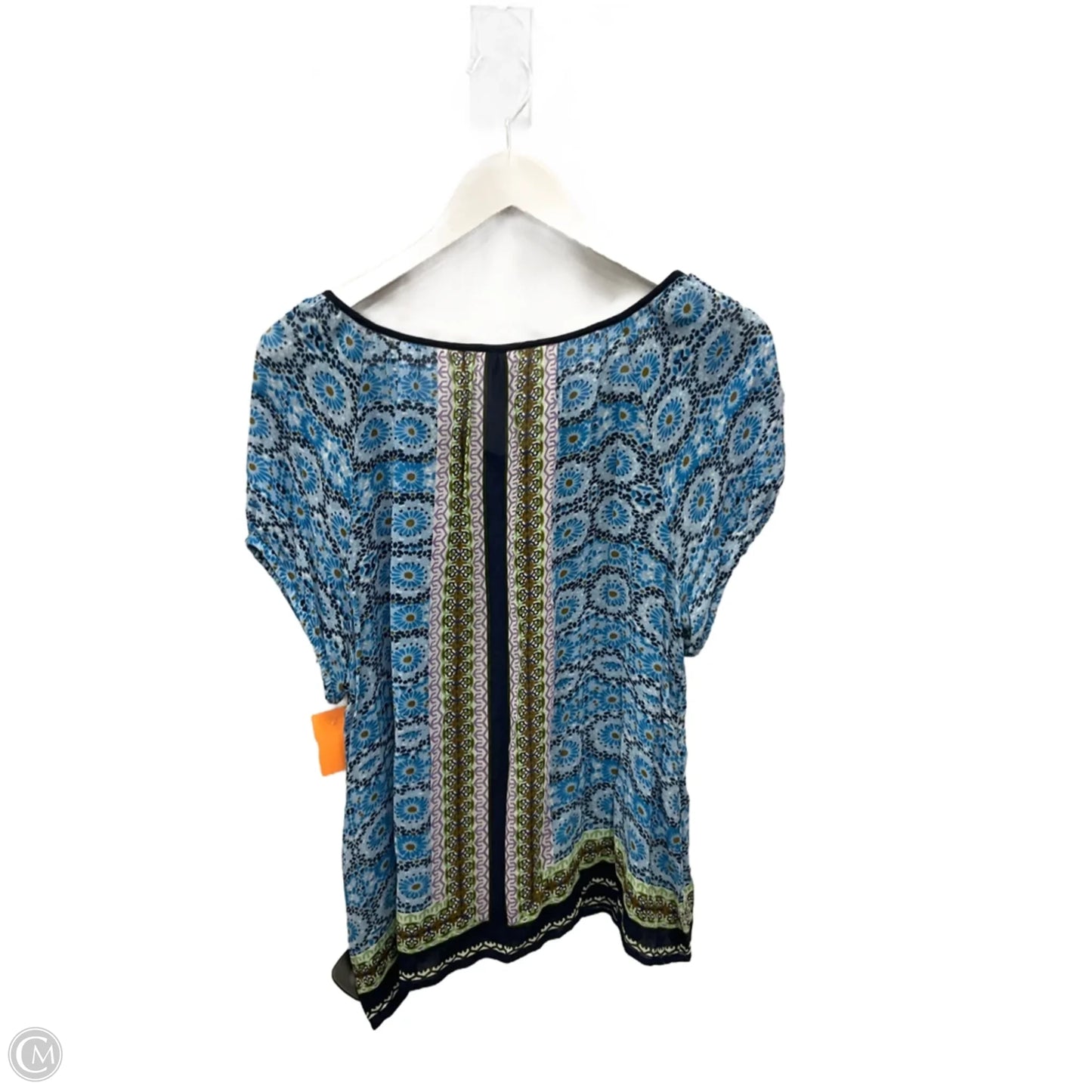 Top Short Sleeve By Bila In Blue, Size: Xl