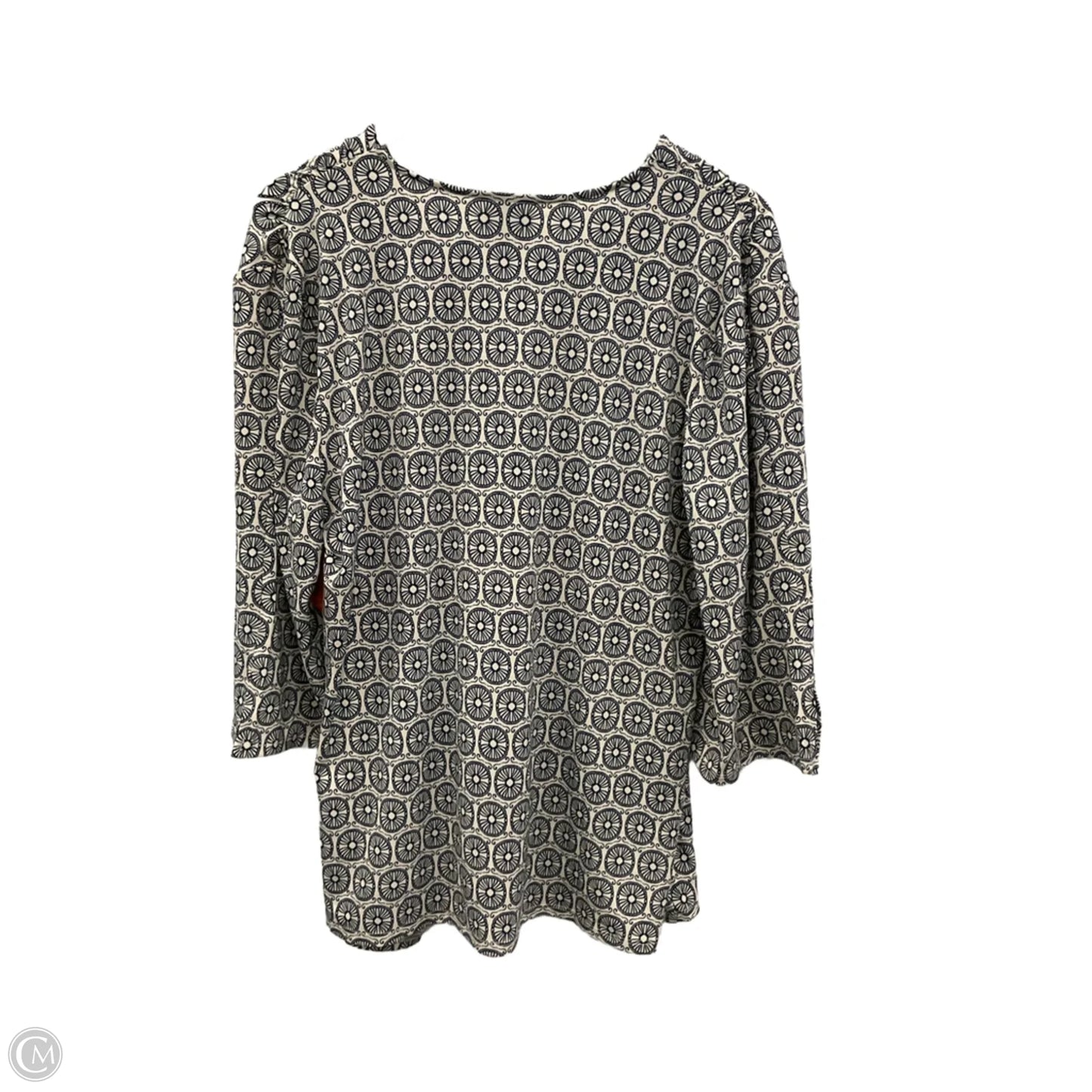 Top 3/4 Sleeve By Jm Collections In Navy, Size: Xl