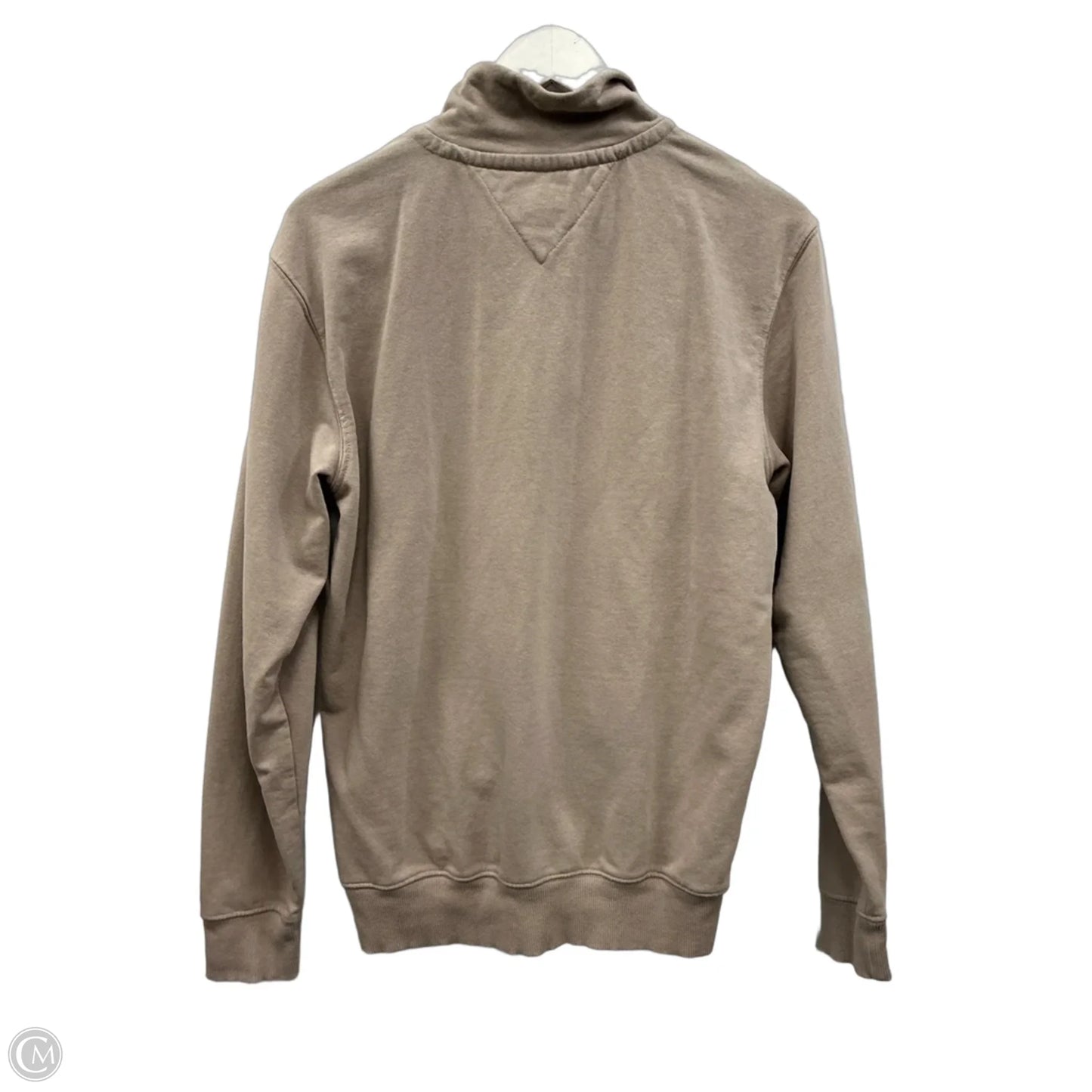 Athletic Sweatshirt Collar By Tommy Hilfiger In Taupe, Size: S