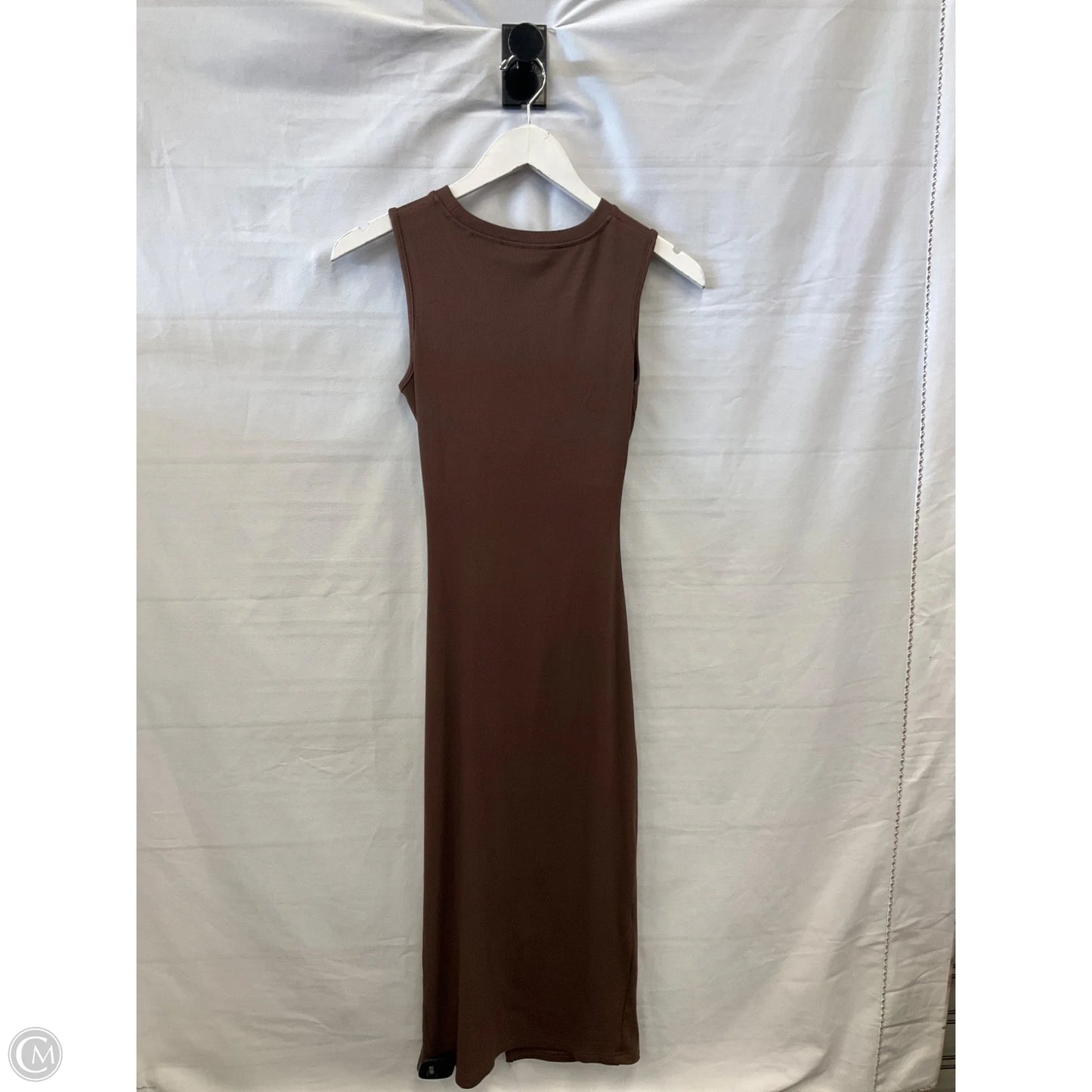 Dress Casual Midi By Clothes Mentor In Brown, Size: S