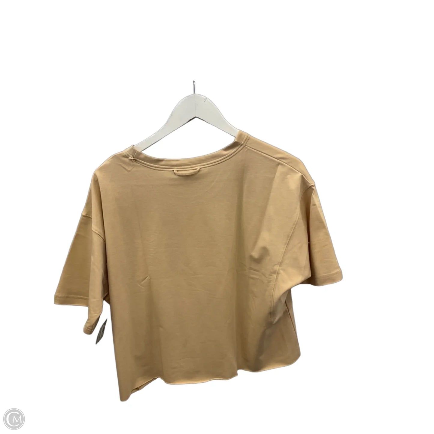 Top Short Sleeve By Clothes Mentor In Gold, Size: S