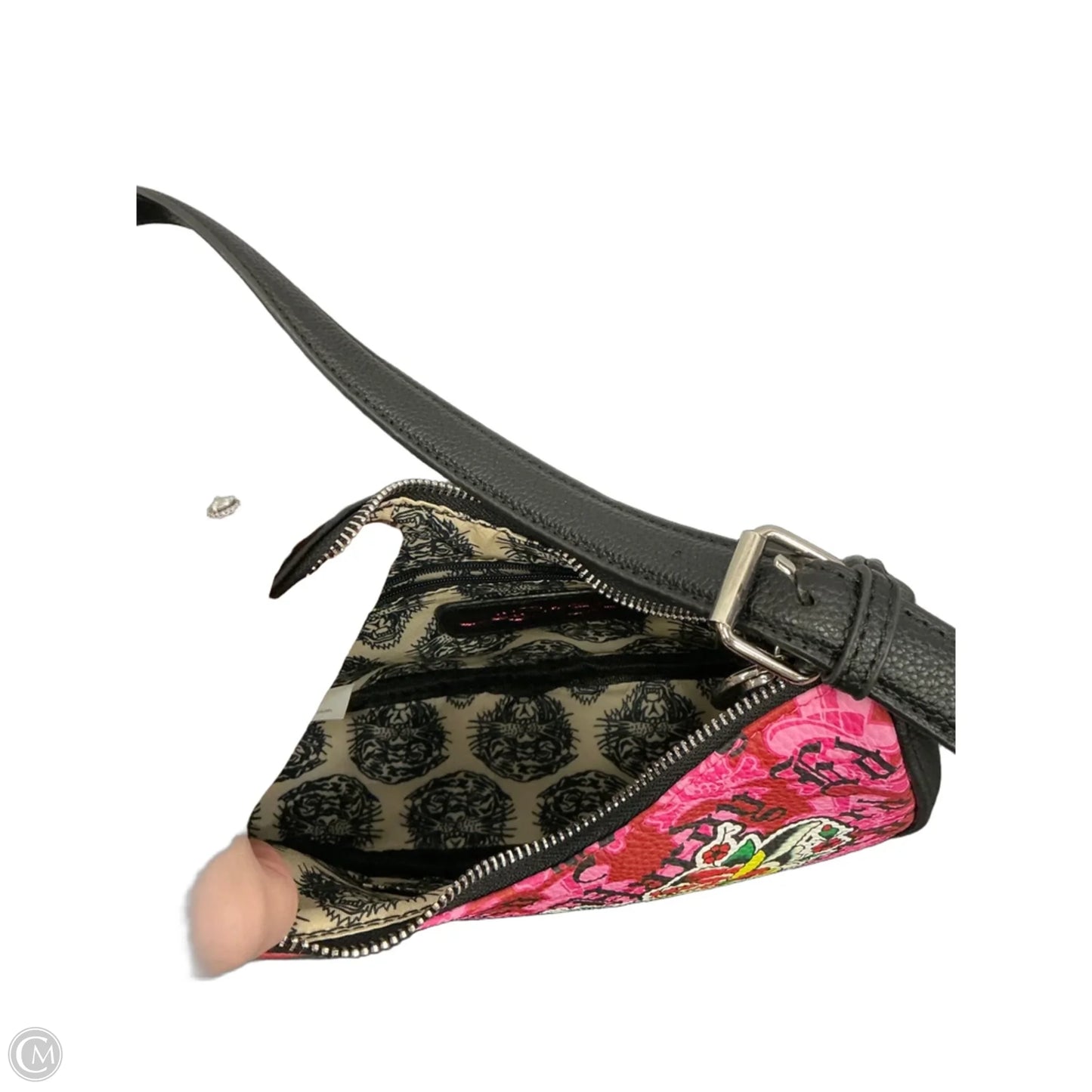 Handbag By Ed Hardy, Size: Medium