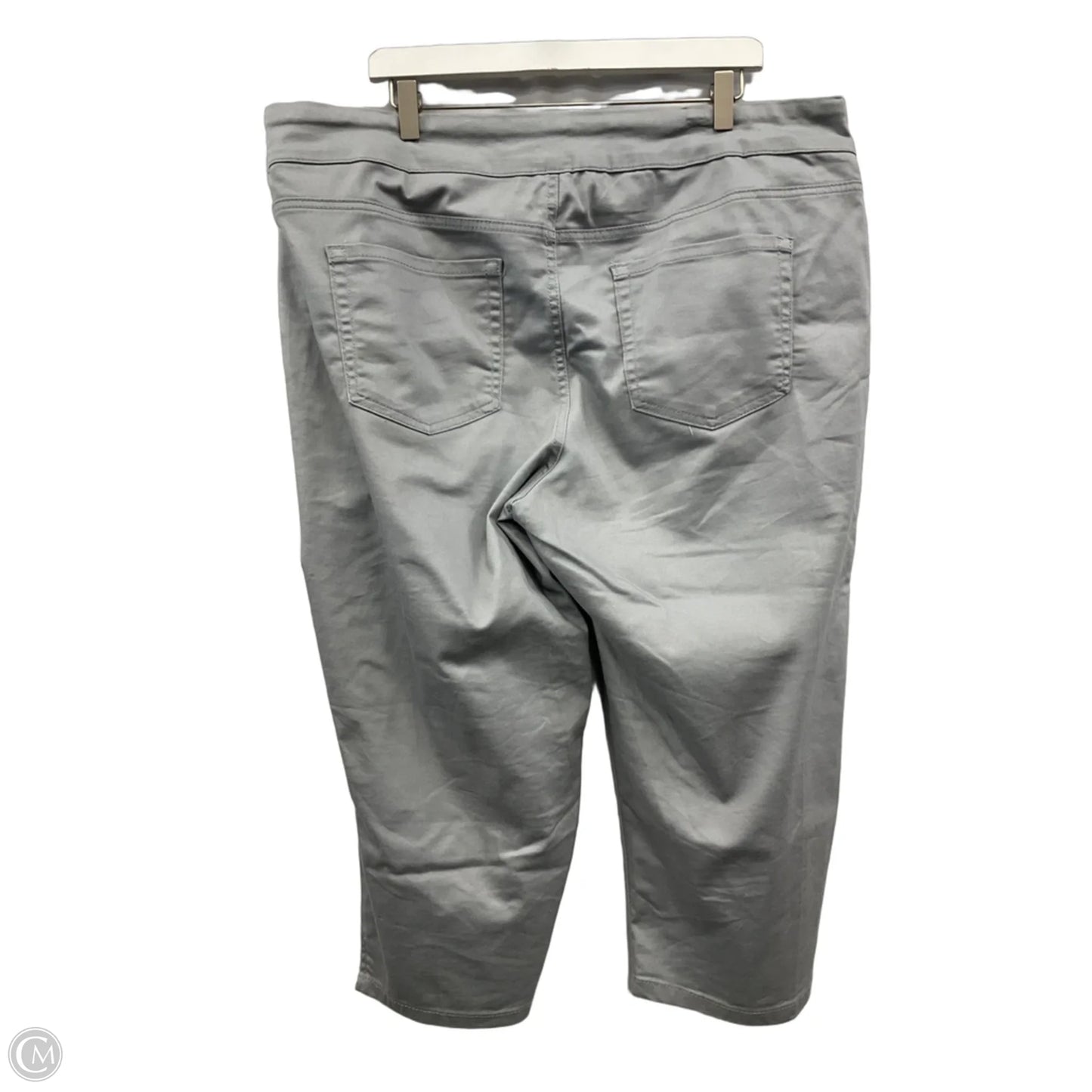 Capris By Blair In Grey, Size: 18