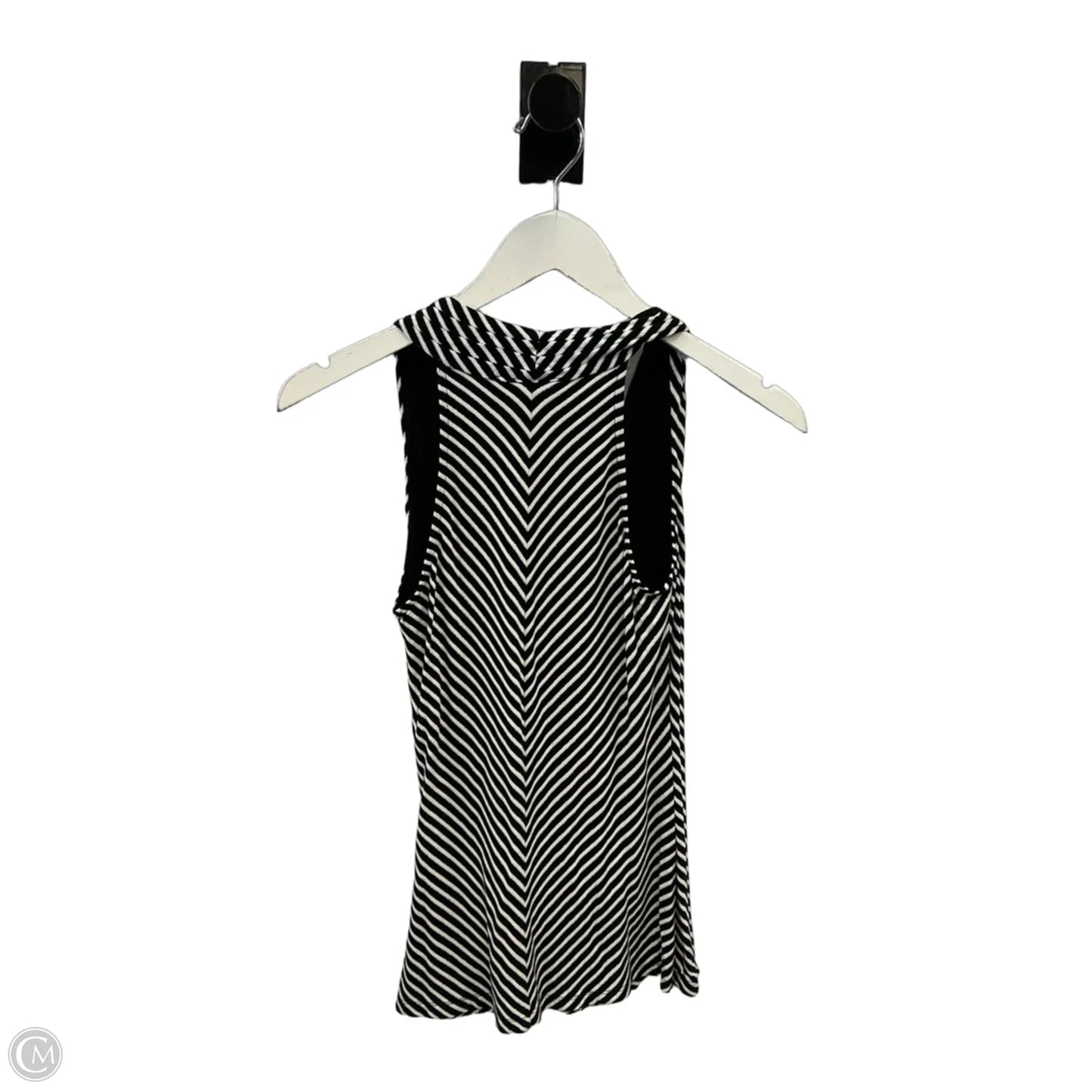 Top Sleeveless By Inc In Black & White, Size: S