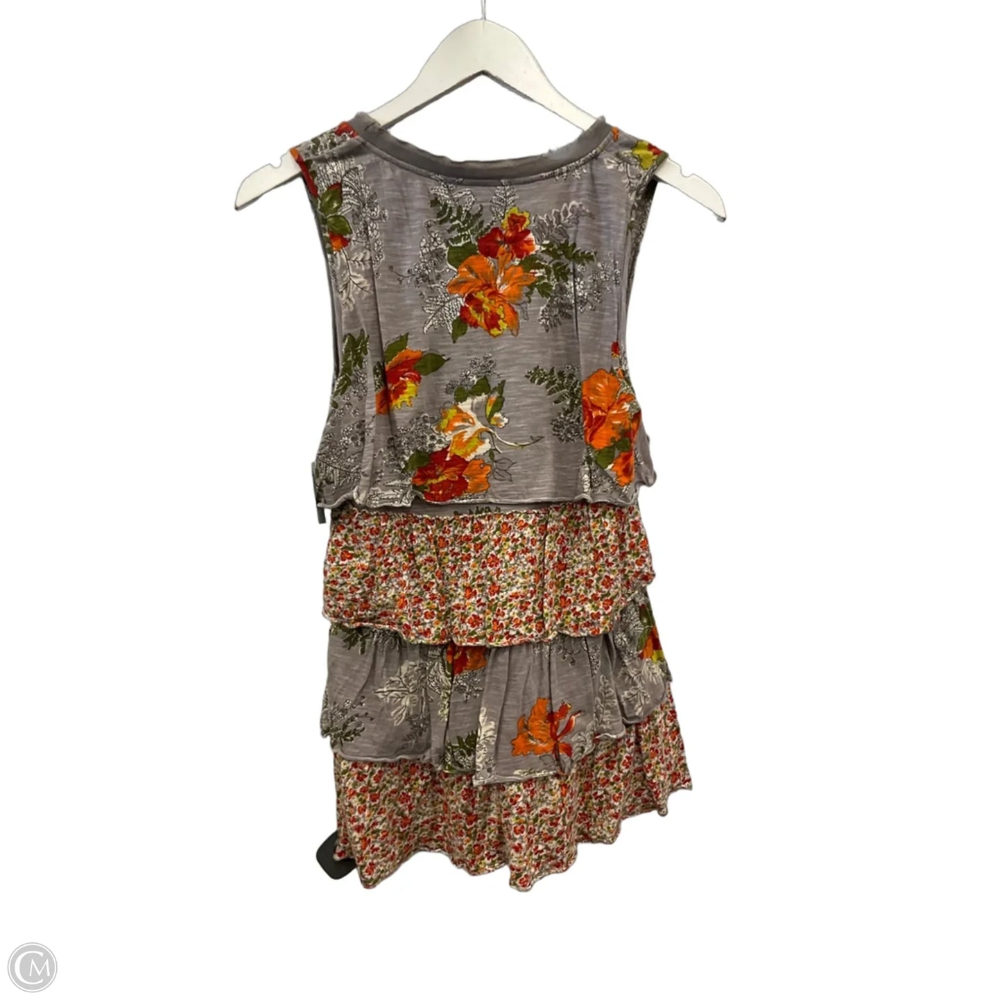 Top Sleeveless By Ric Rac In Grey, Size: S