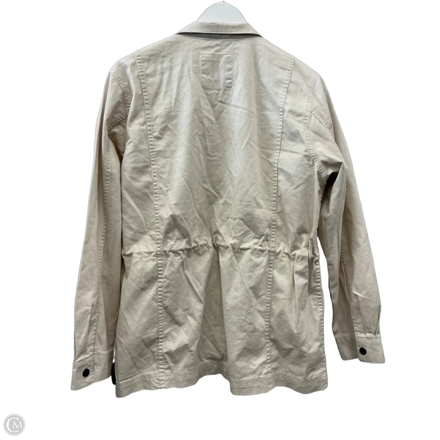 Jacket Utility By Gap In Cream, Size: L
