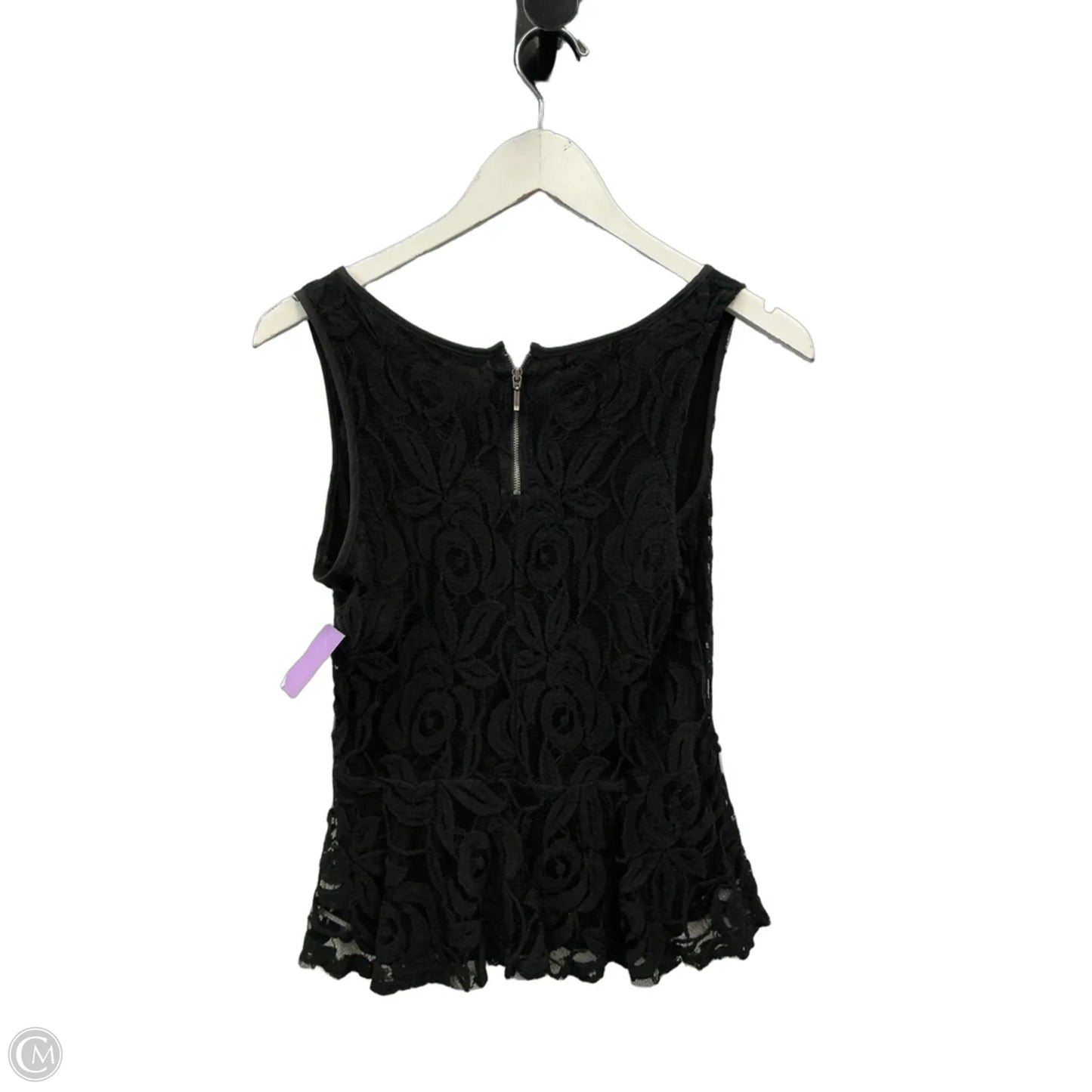 Top Sleeveless By Inc In Black, Size: M