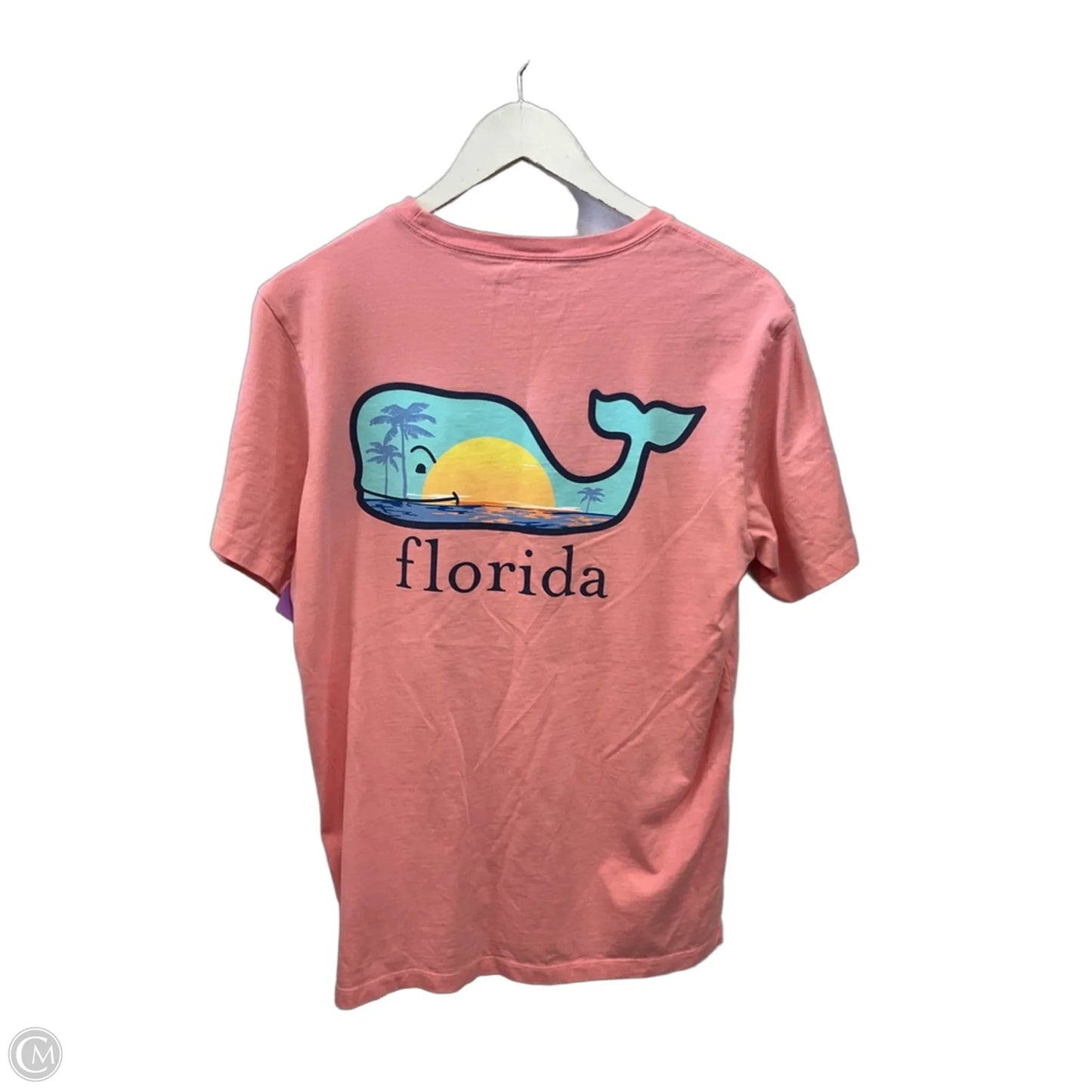 Top Short Sleeve By Vineyard Vines In Pink, Size: S