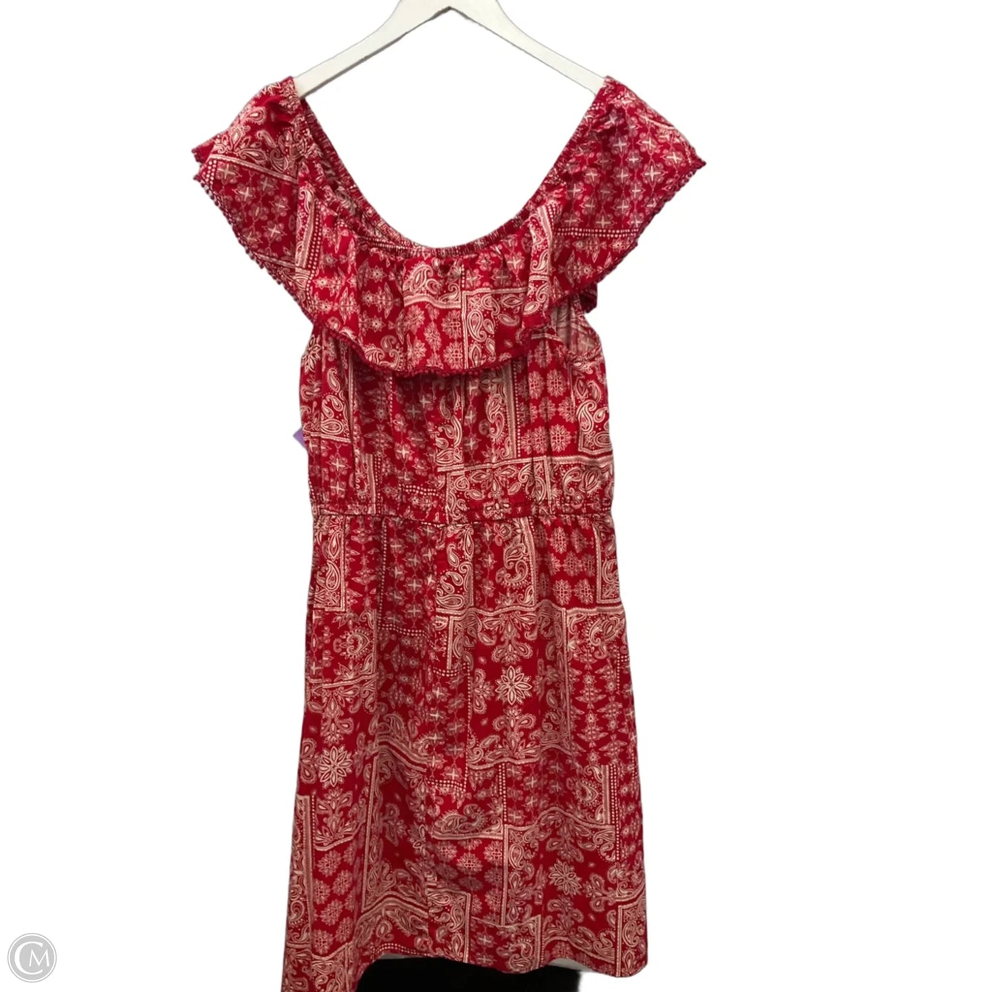 Dress Casual Midi By Faded Glory In Red, Size: Xxl