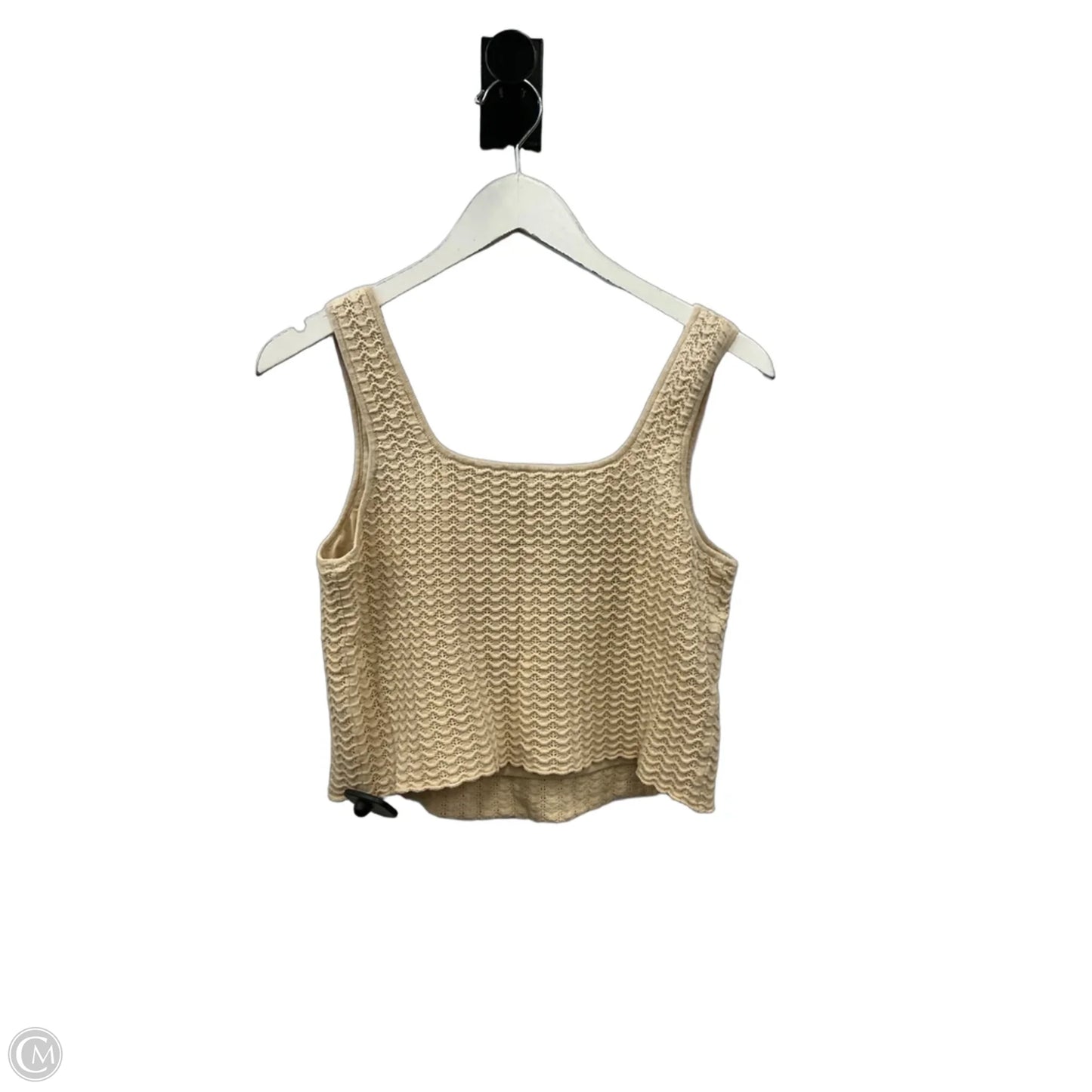 Top Sleeveless By Marled In Cream, Size: M