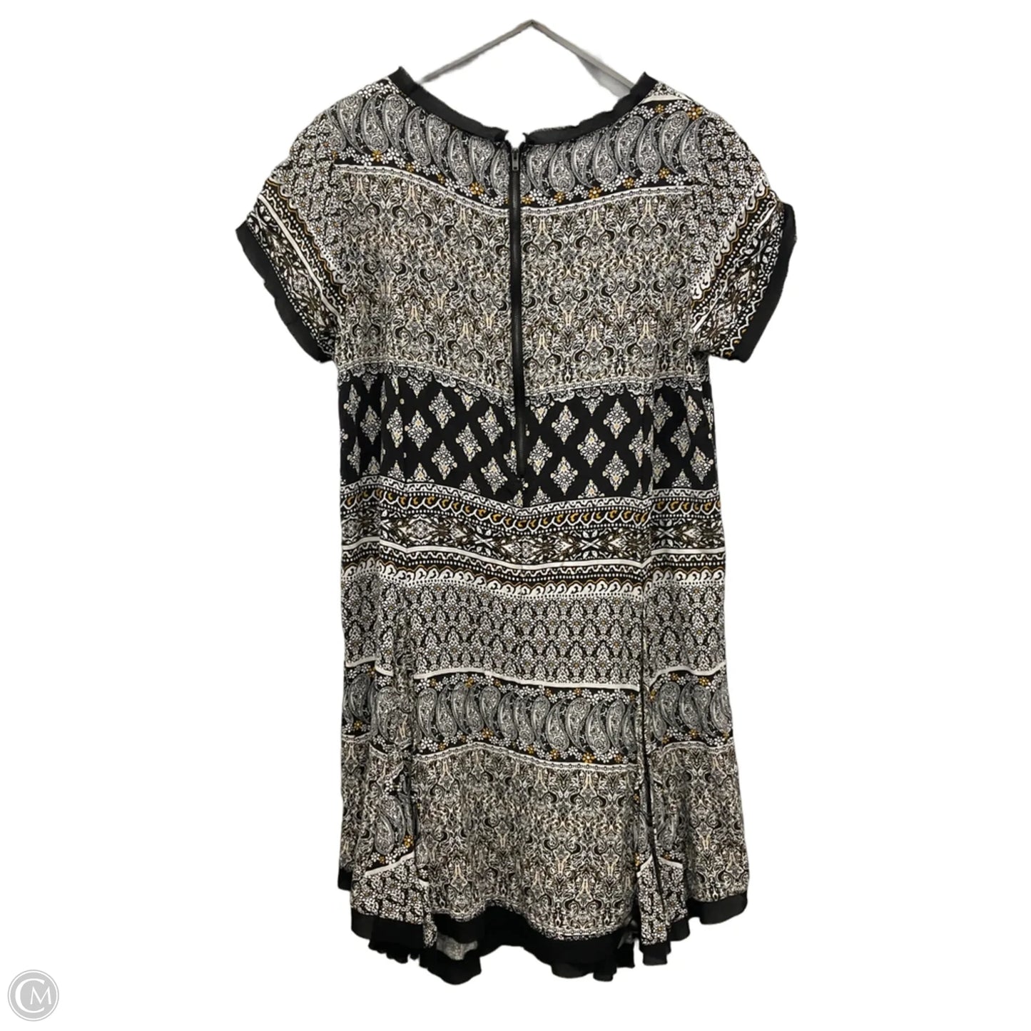 Dress Casual Midi By Torrid In Black & White, Size: L