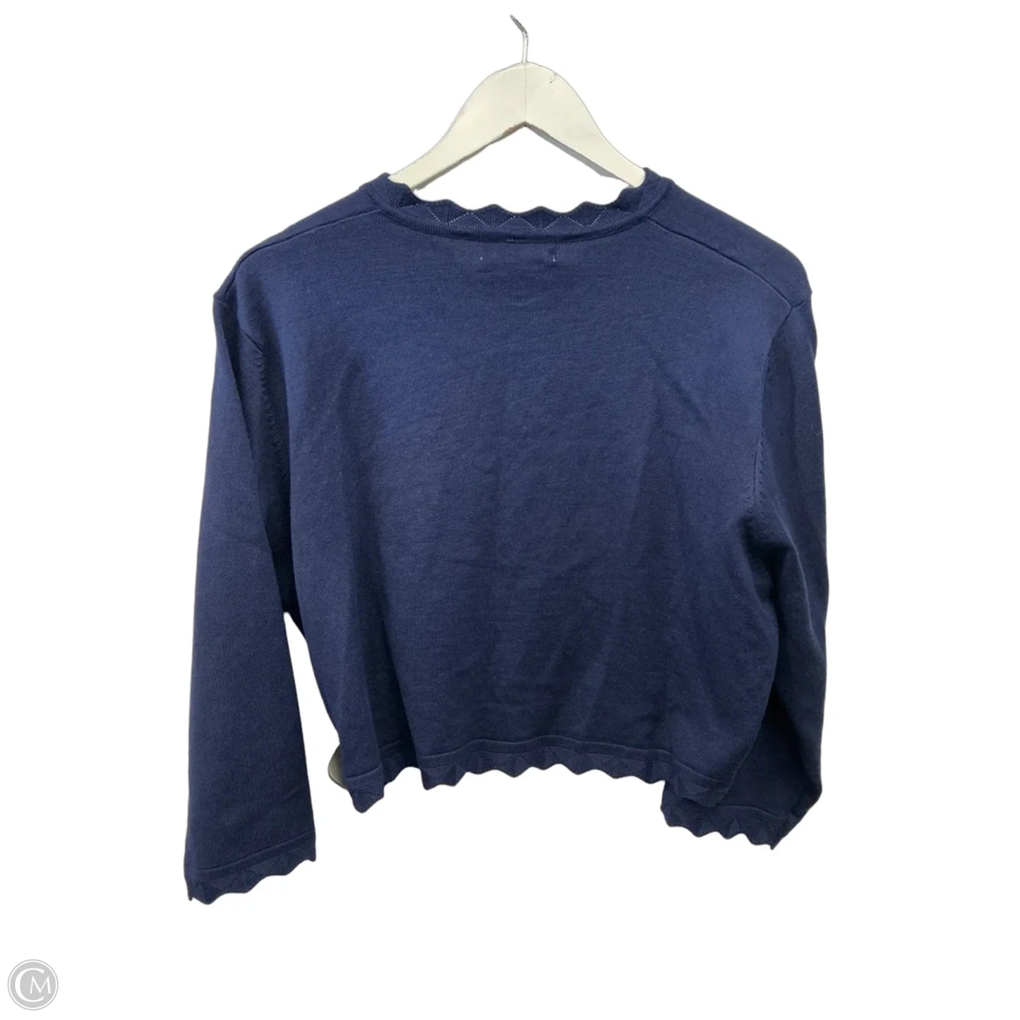 Sweater Cardigan By Grace Karin In Navy, Size: 2x
