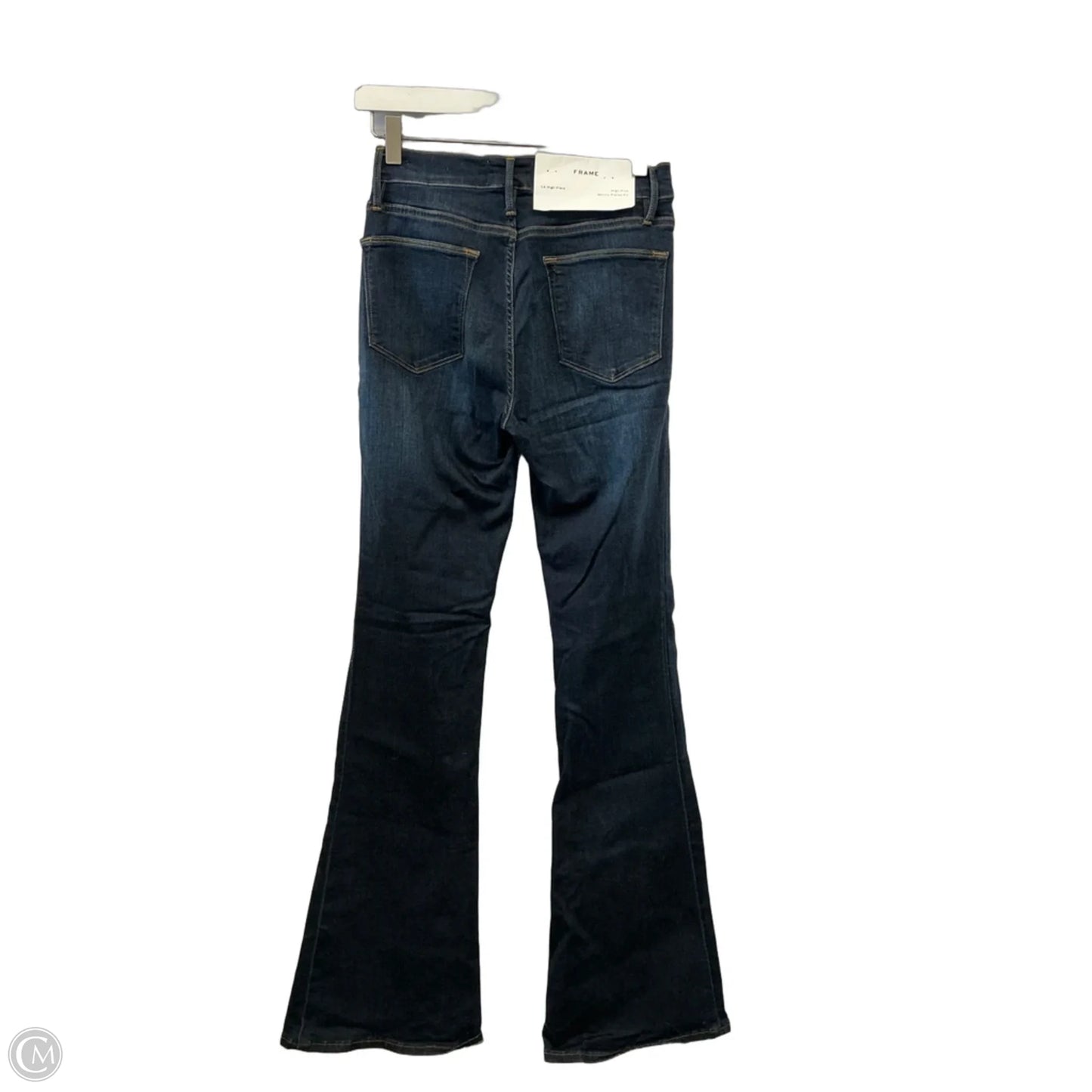 Jeans Flared By Frame In Blue Denim, Size: 6
