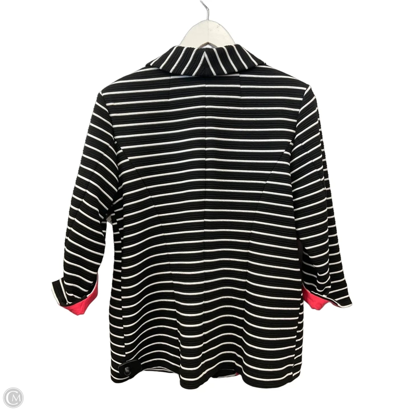 Blazer By Christopher And Banks In Striped Pattern, Size: M