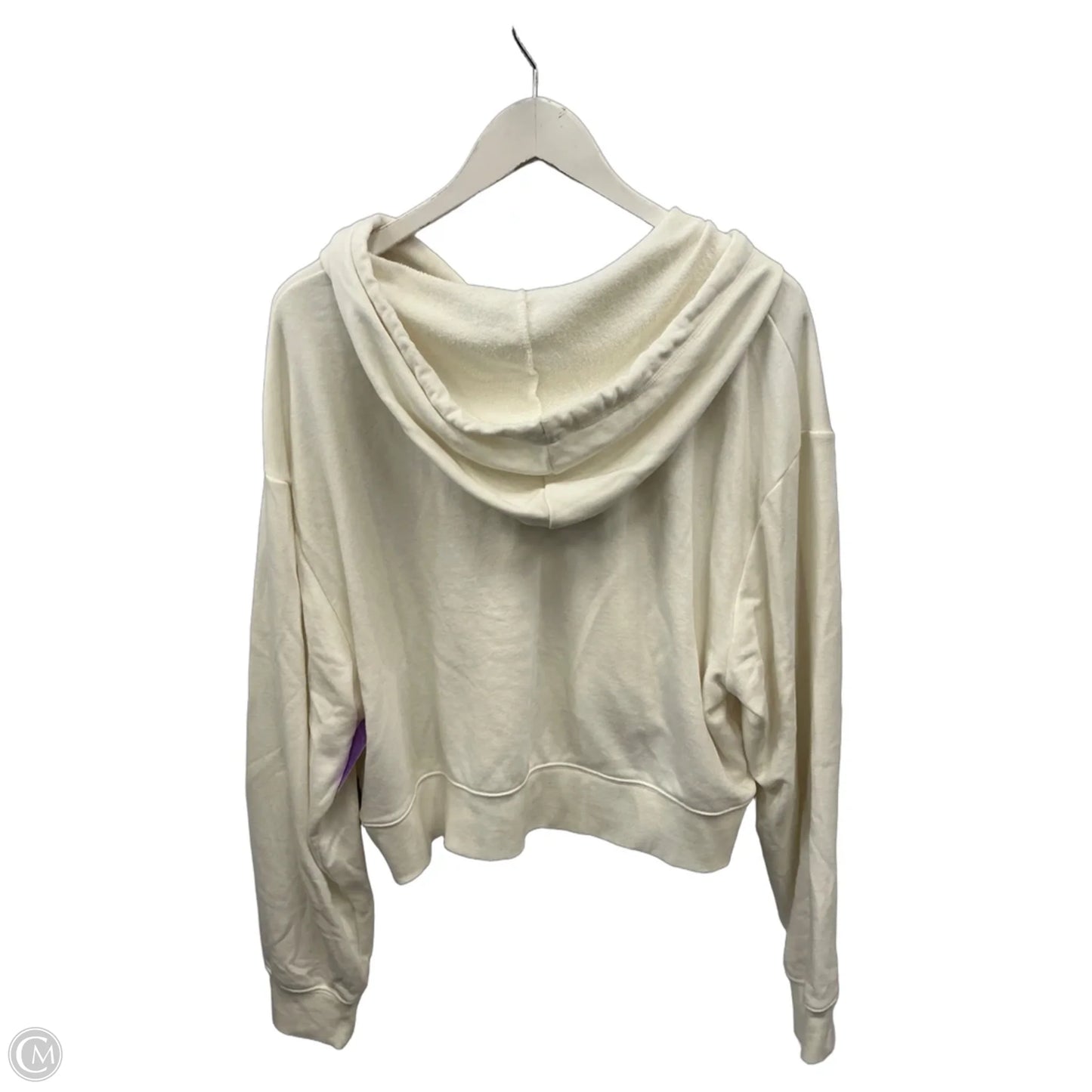 Sweatshirt Hoodie By No Boundaries In Cream, Size: Xxl