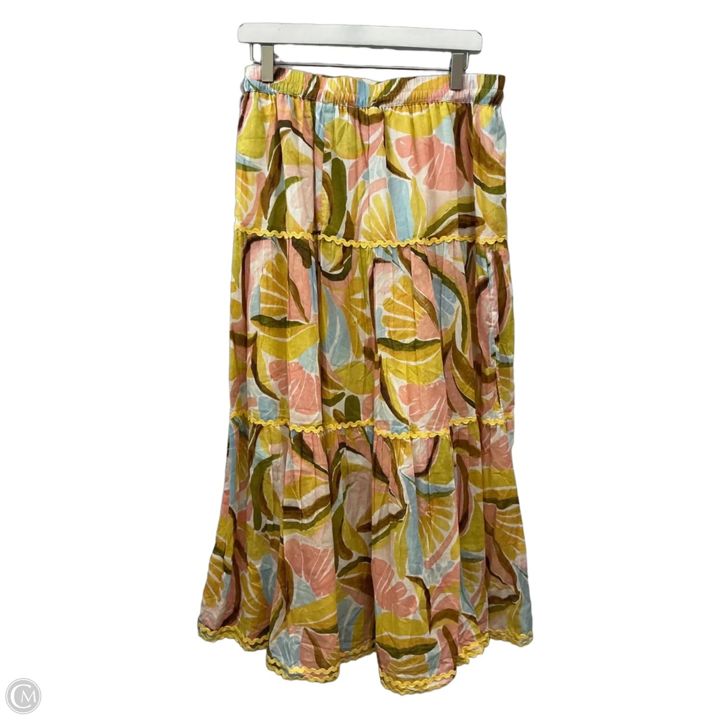 Skirt Set 2pc By Clothes Mentor In Yellow, Size: M
