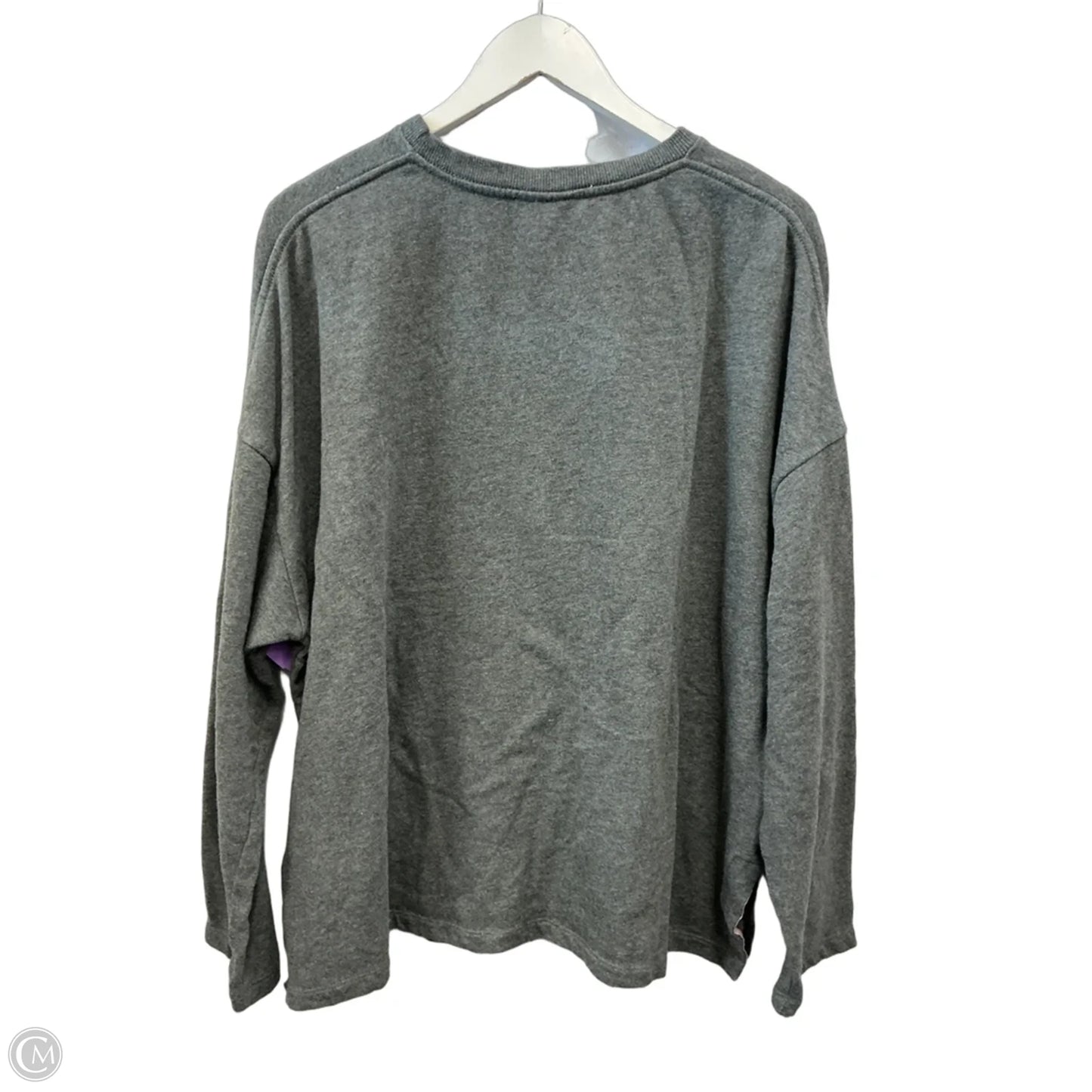 Sweatshirt Crewneck By Disney In Grey, Size: Xl