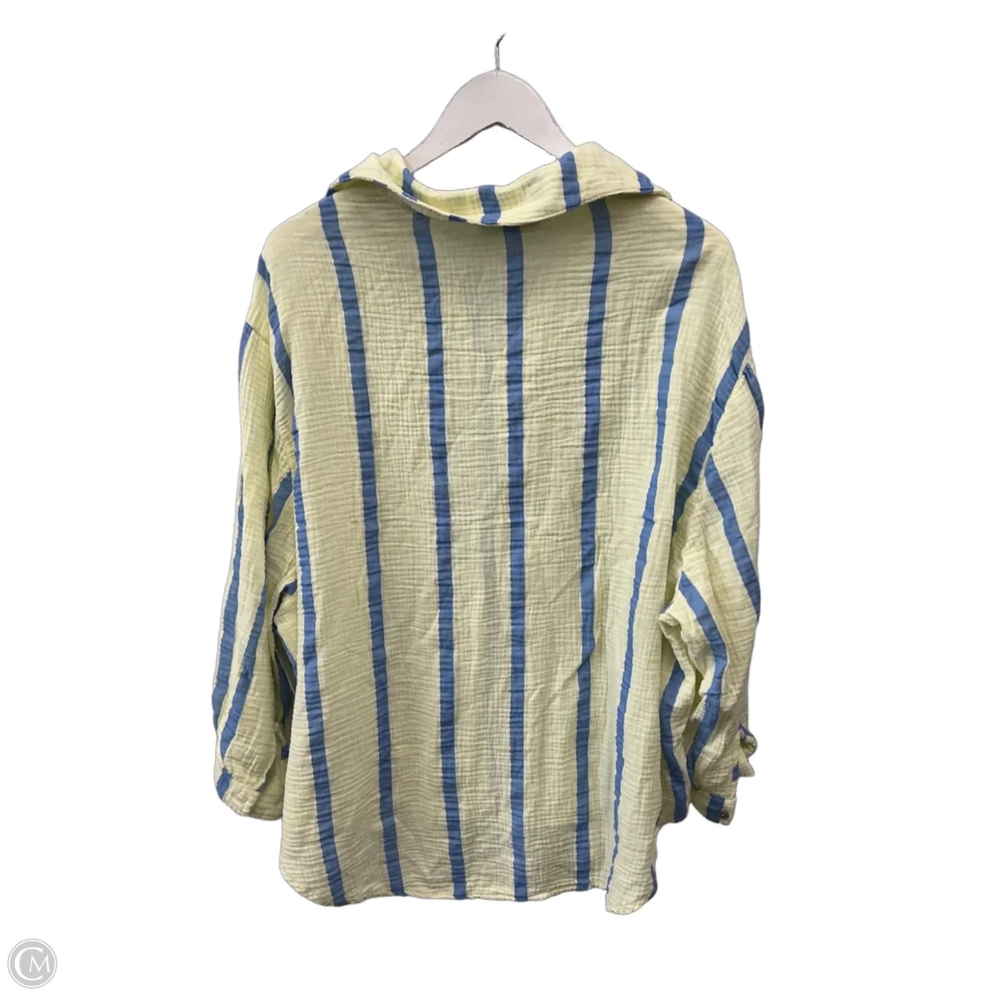 Top Long Sleeve By Clothes Mentor In Yellow, Size: Osfm