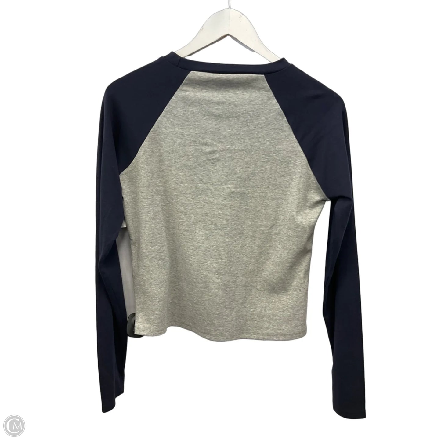 Top Long Sleeve By Edikted In Blue & Grey, Size: S