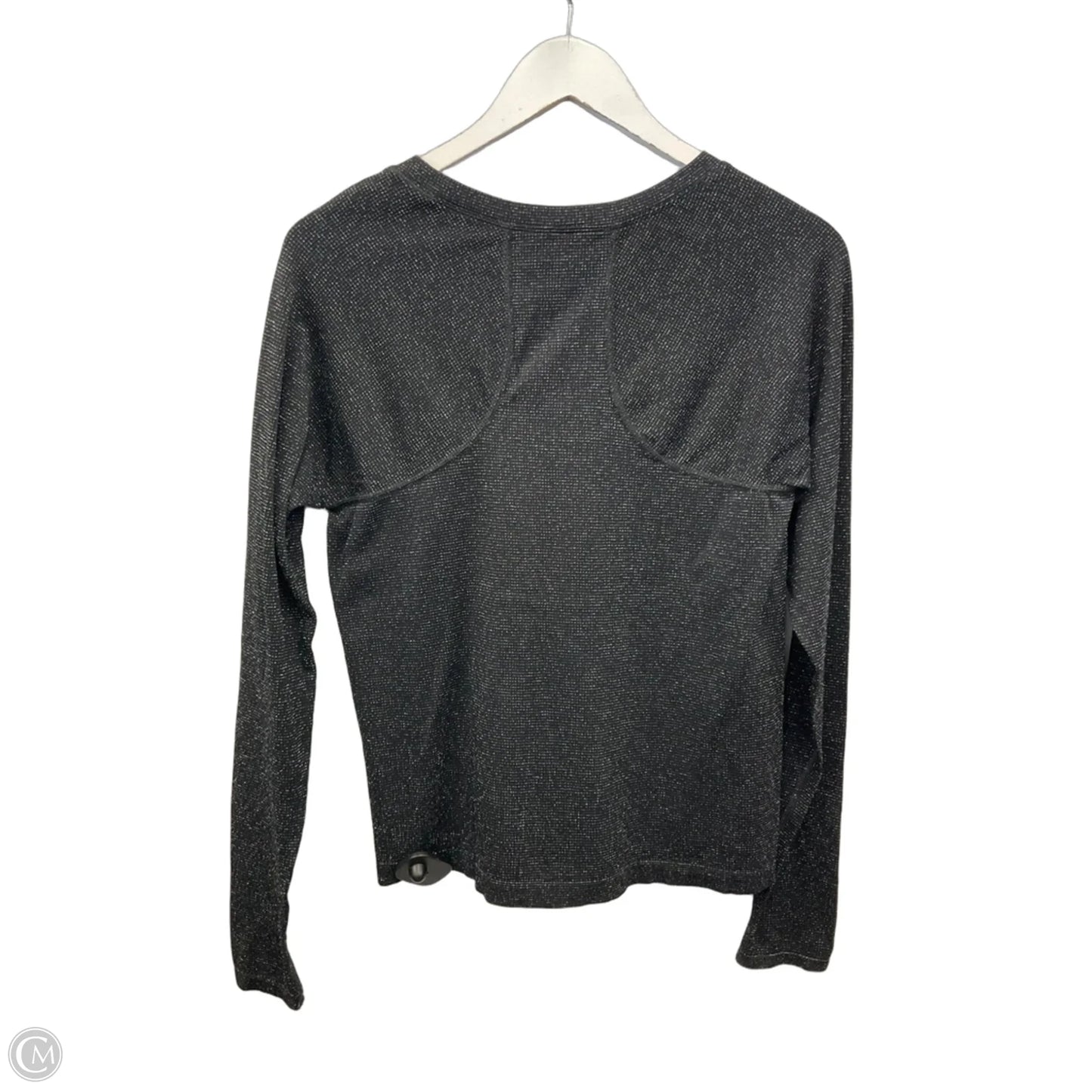 Athletic Top Long Sleeve Crewneck By Clothes Mentor In Black, Size: M