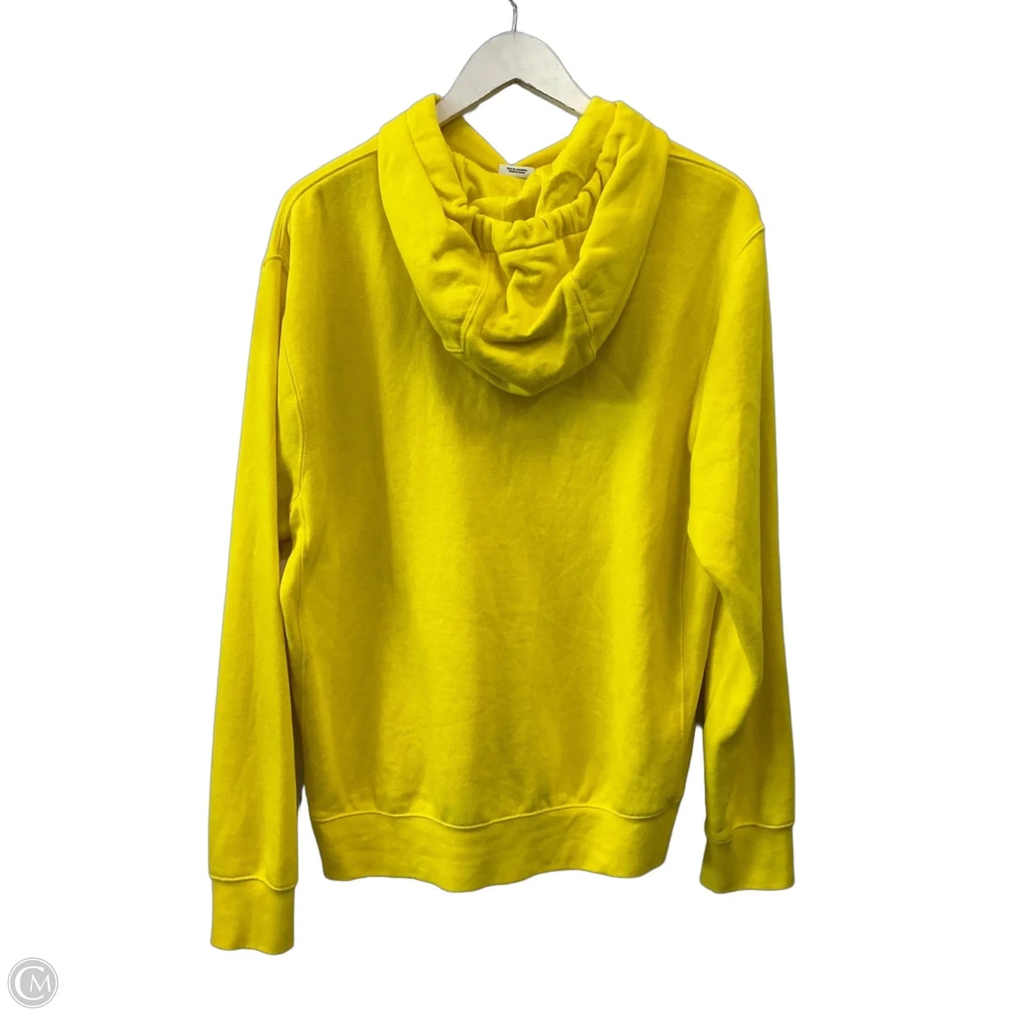 Athletic Sweatshirt Hoodie By Nike Apparel In Yellow, Size: S