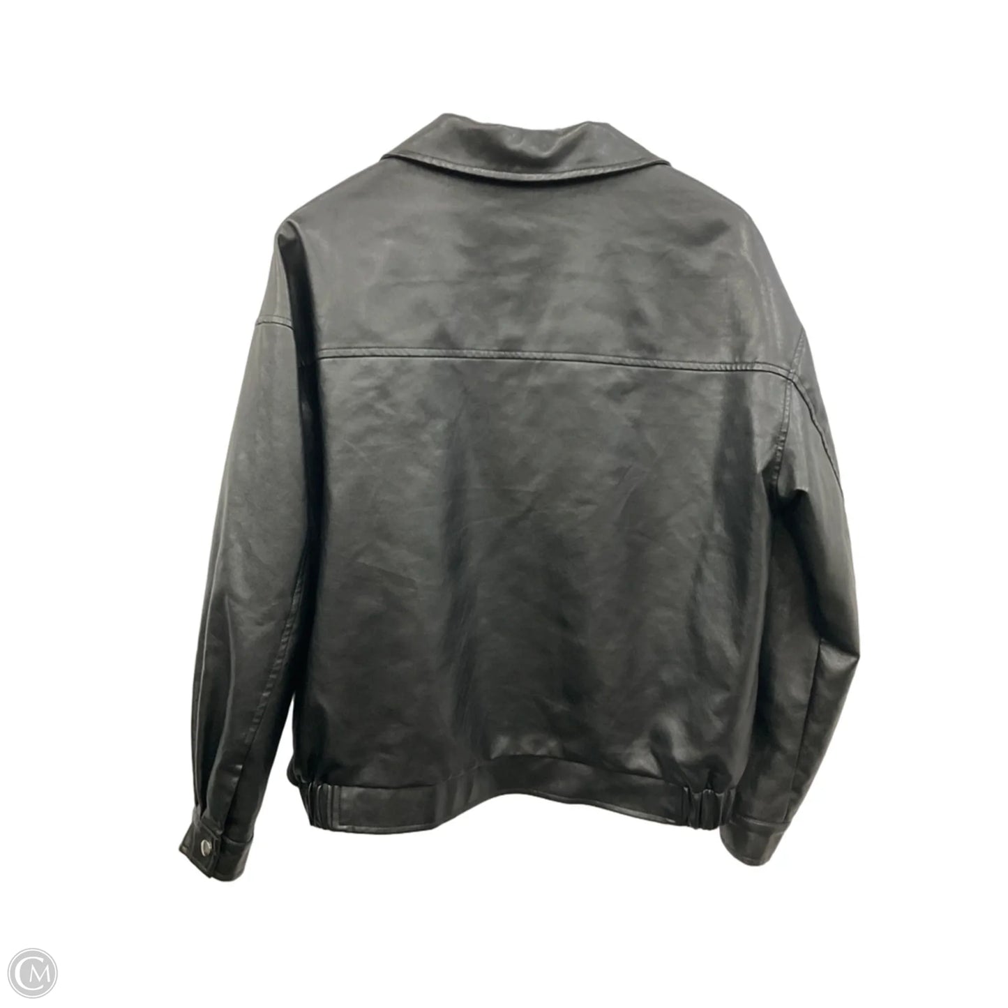 Jacket Moto By Shein In Black, Size: S