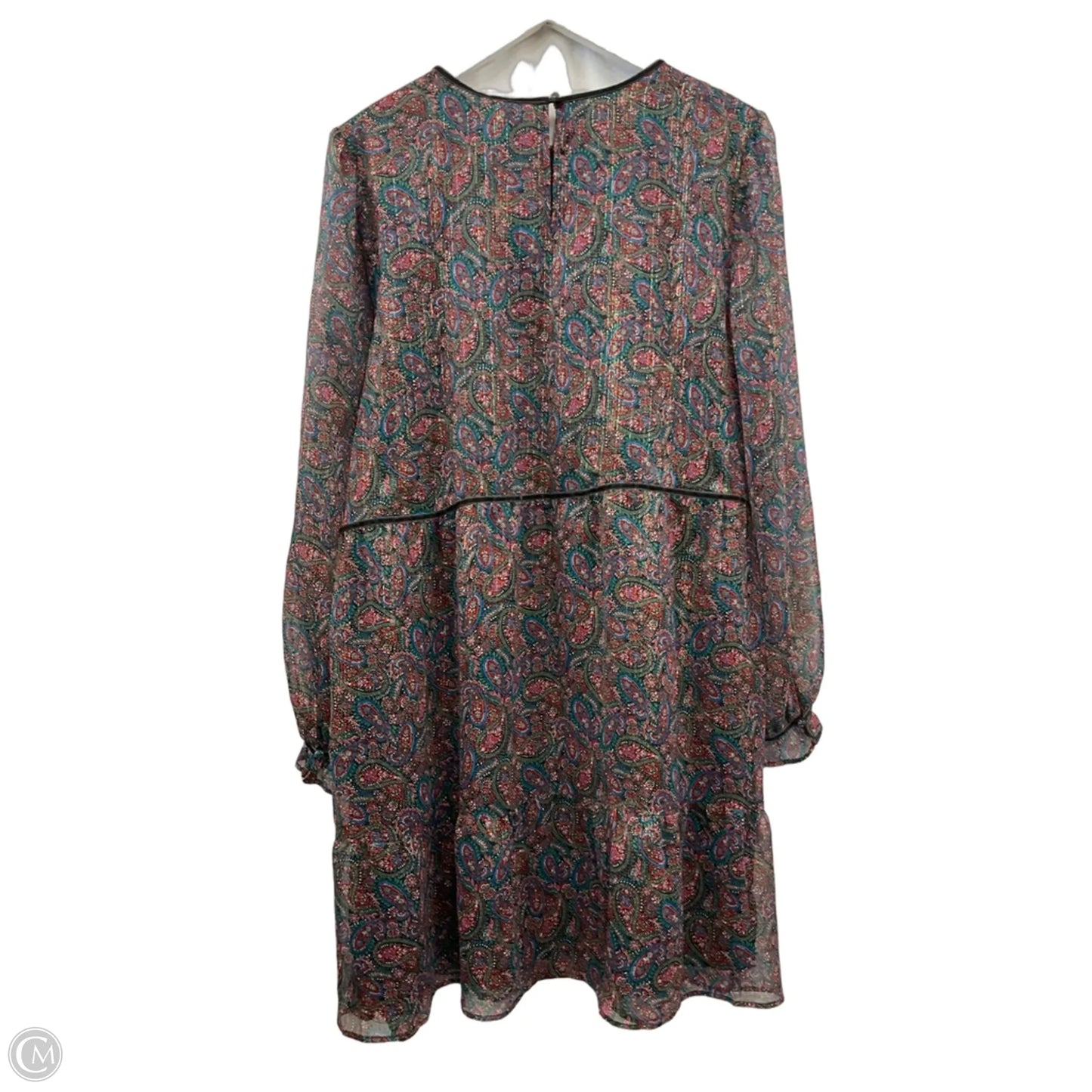 Dress Casual Short By Loft In Paisley Print, Size: Xl