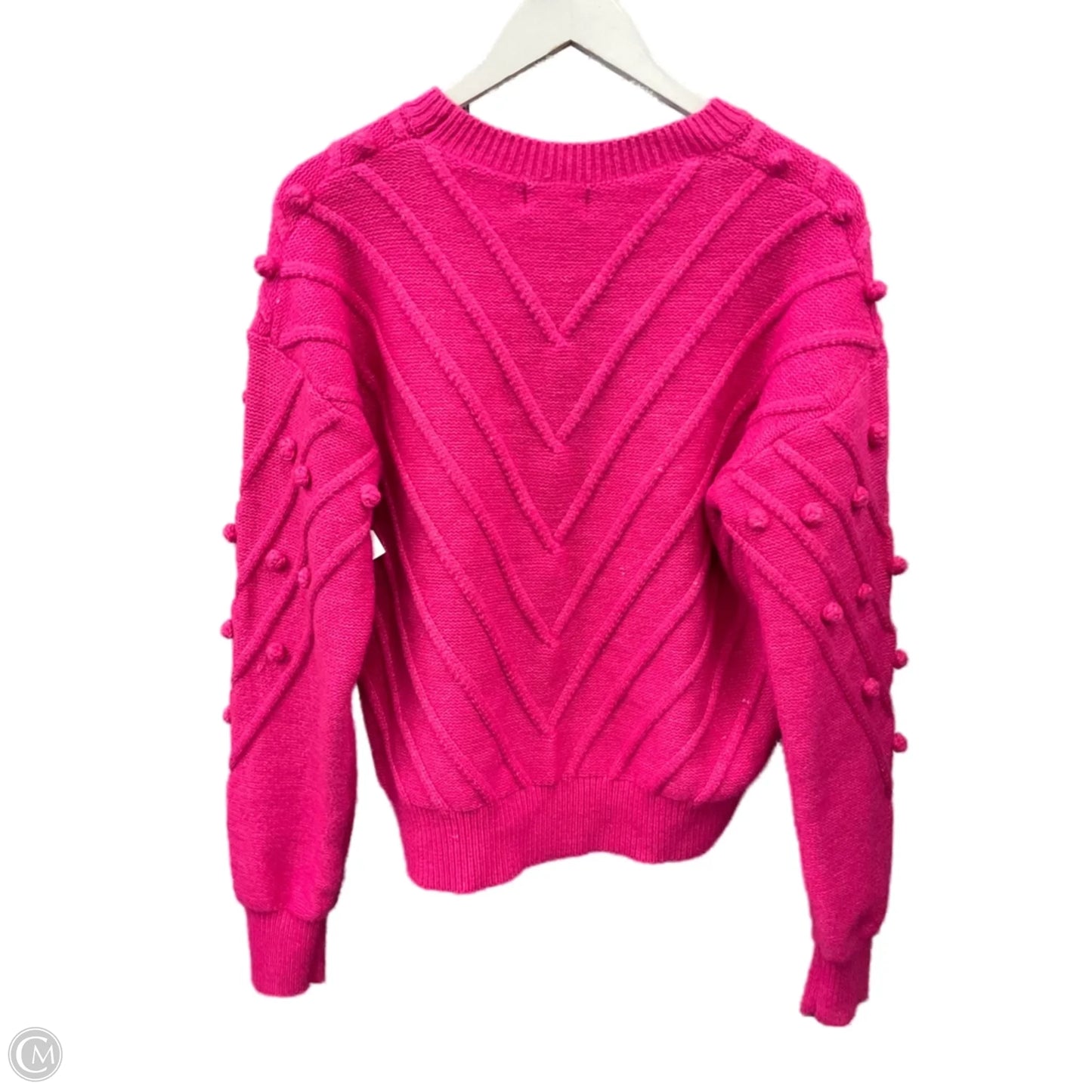 Sweater By Clothes Mentor In Pink, Size: L