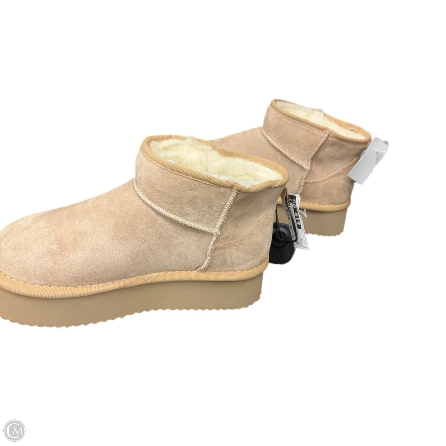 Boots Ankle Flats By Corkys In Beige, Size: 8