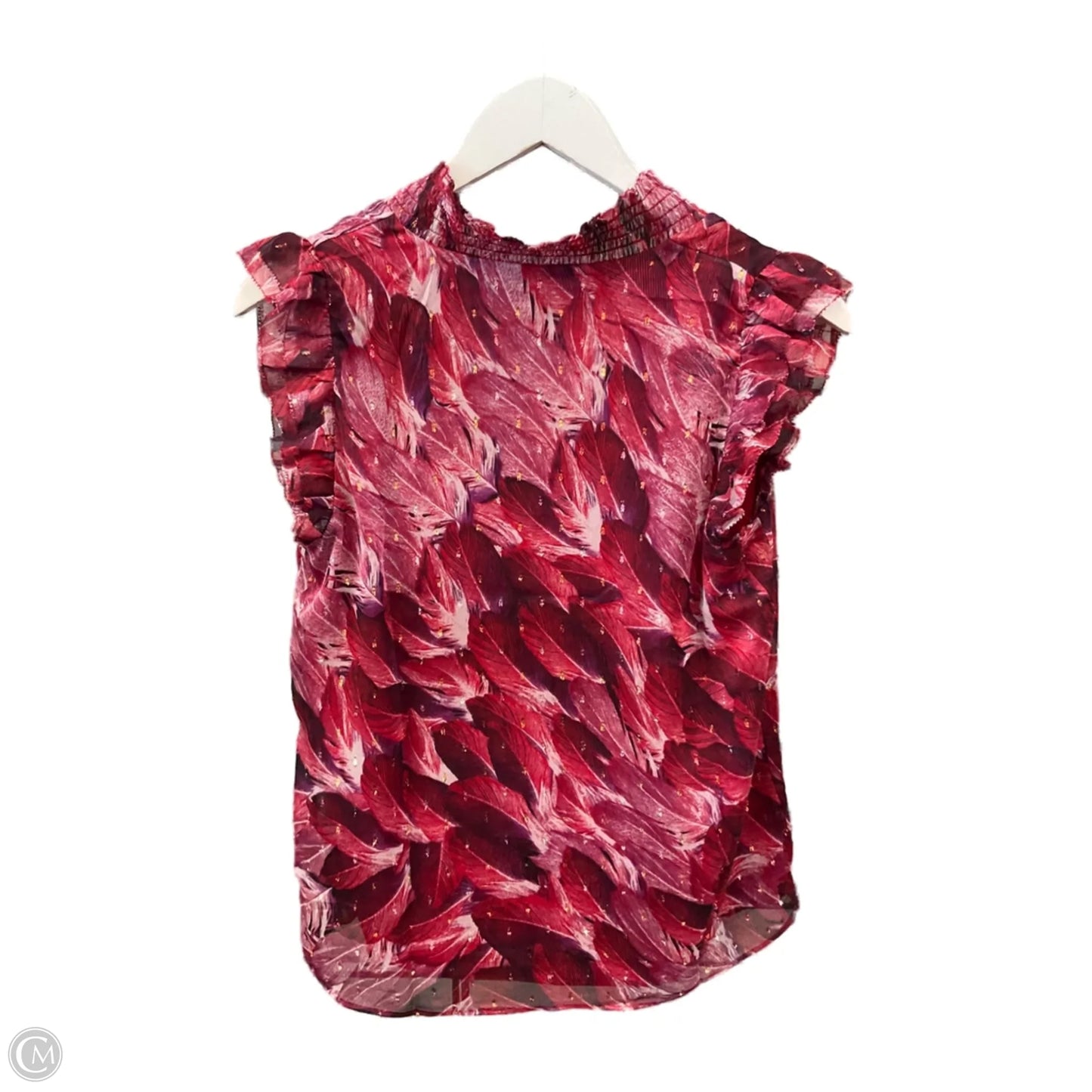 Top Short Sleeve By White House Black Market In Red, Size: Xs