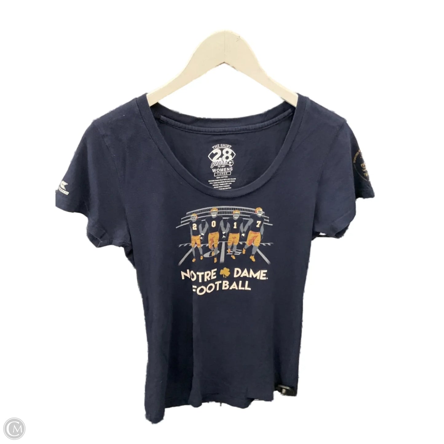 Top Short Sleeve By Clothes Mentor In Blue, Size: L