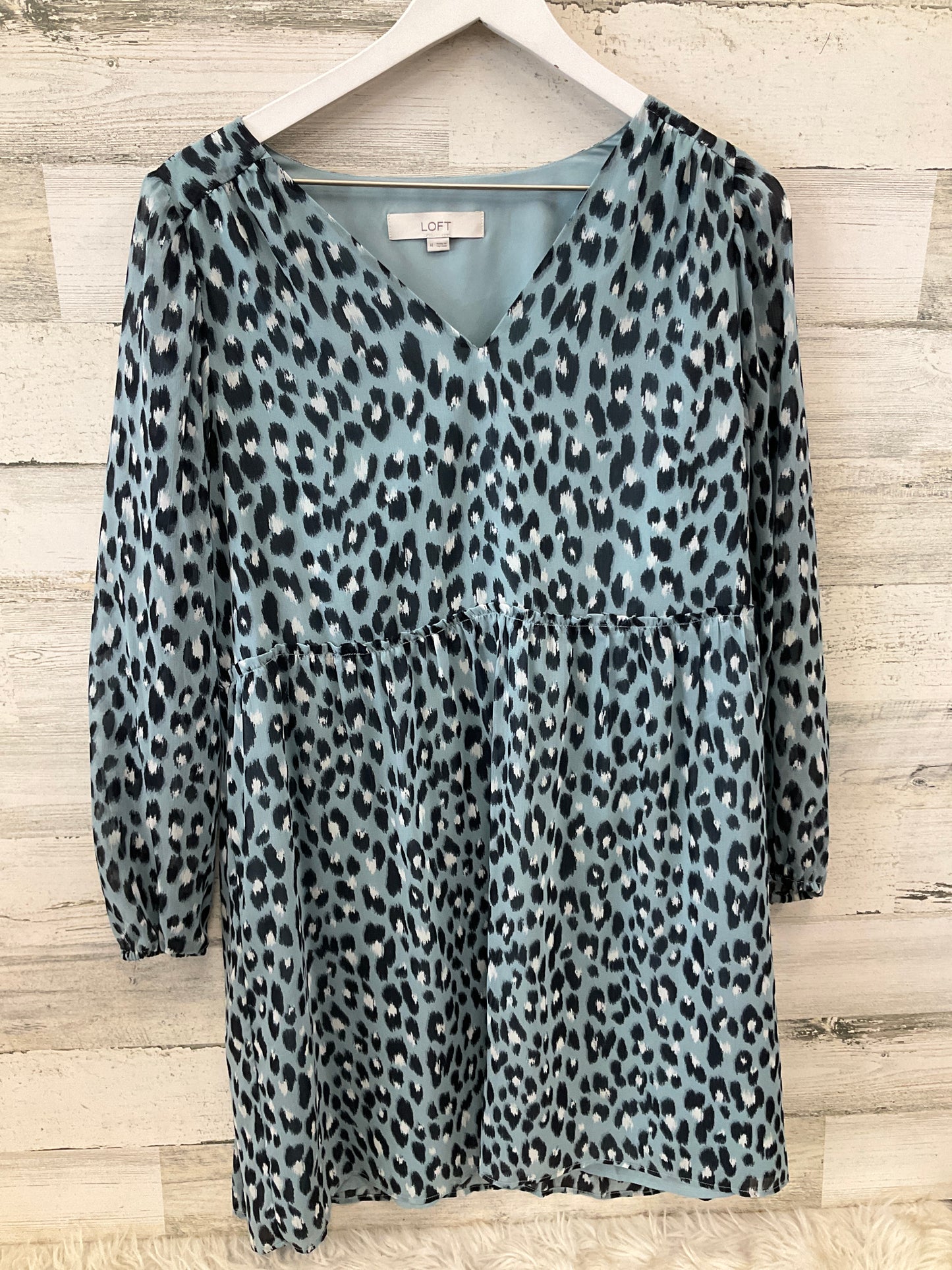 Dress Casual Short By Loft In Blue, Size: M
