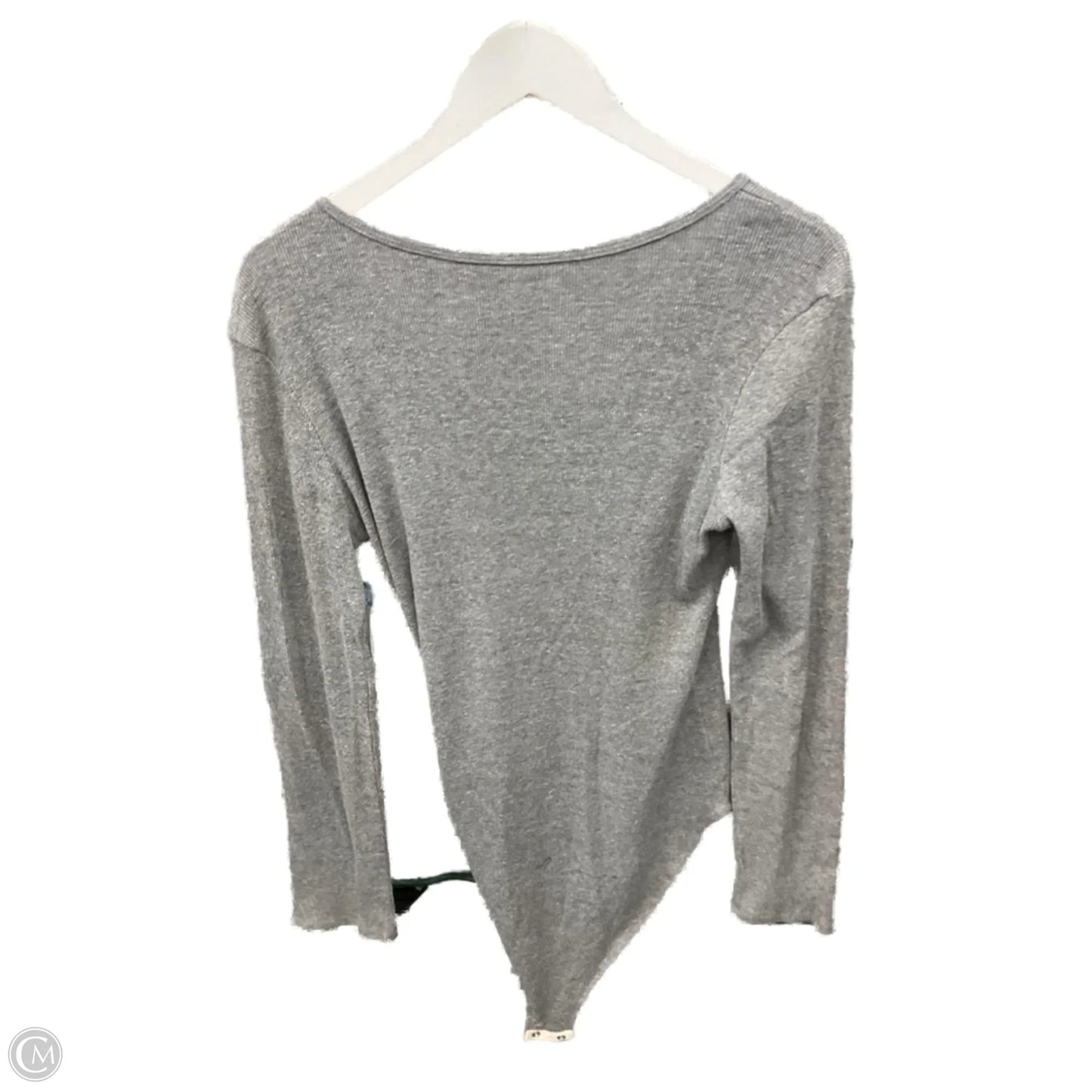 Top Long Sleeve By Original Ty Wear In Grey, Size: Xl